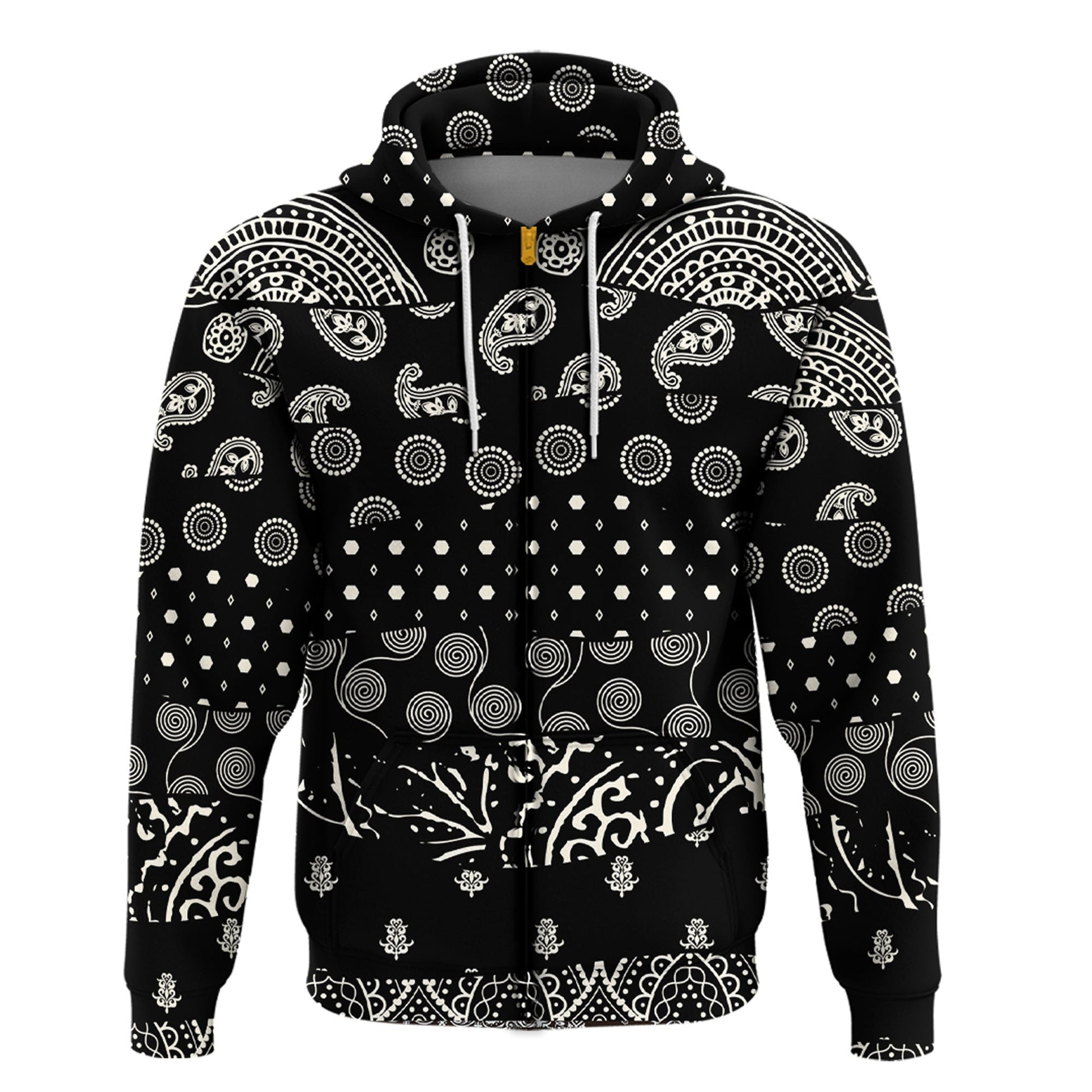 Paisley Bandana Hoodie Pattern Seamless Ver.123 RLT13