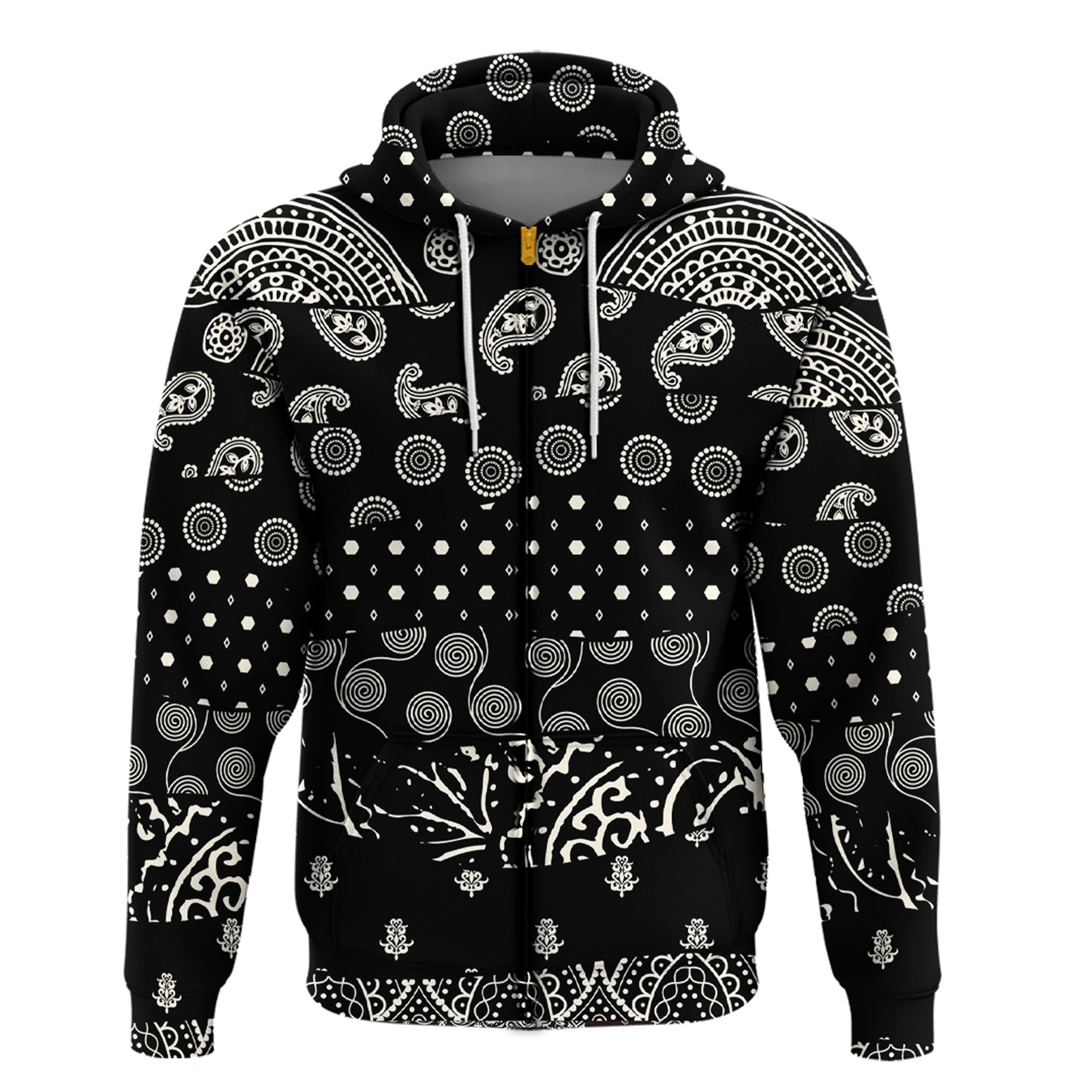 Paisley Bandana Hoodie Pattern Seamless Ver.123 RLT13