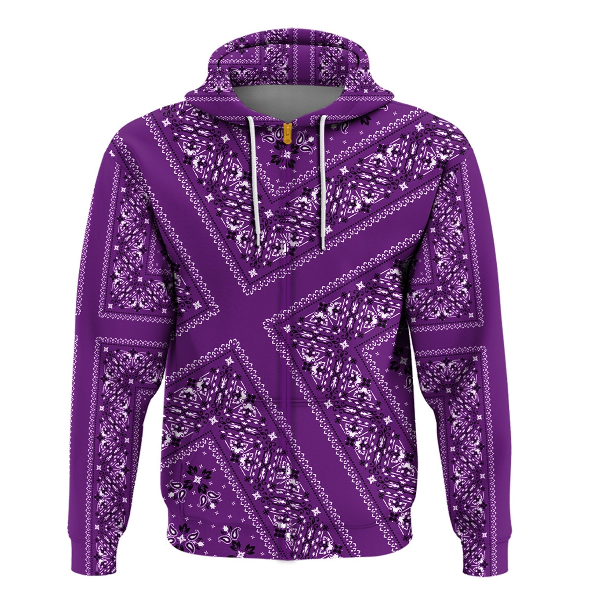 Paisley Bandana Hoodie Pattern Seamless Ver.145 RLT13