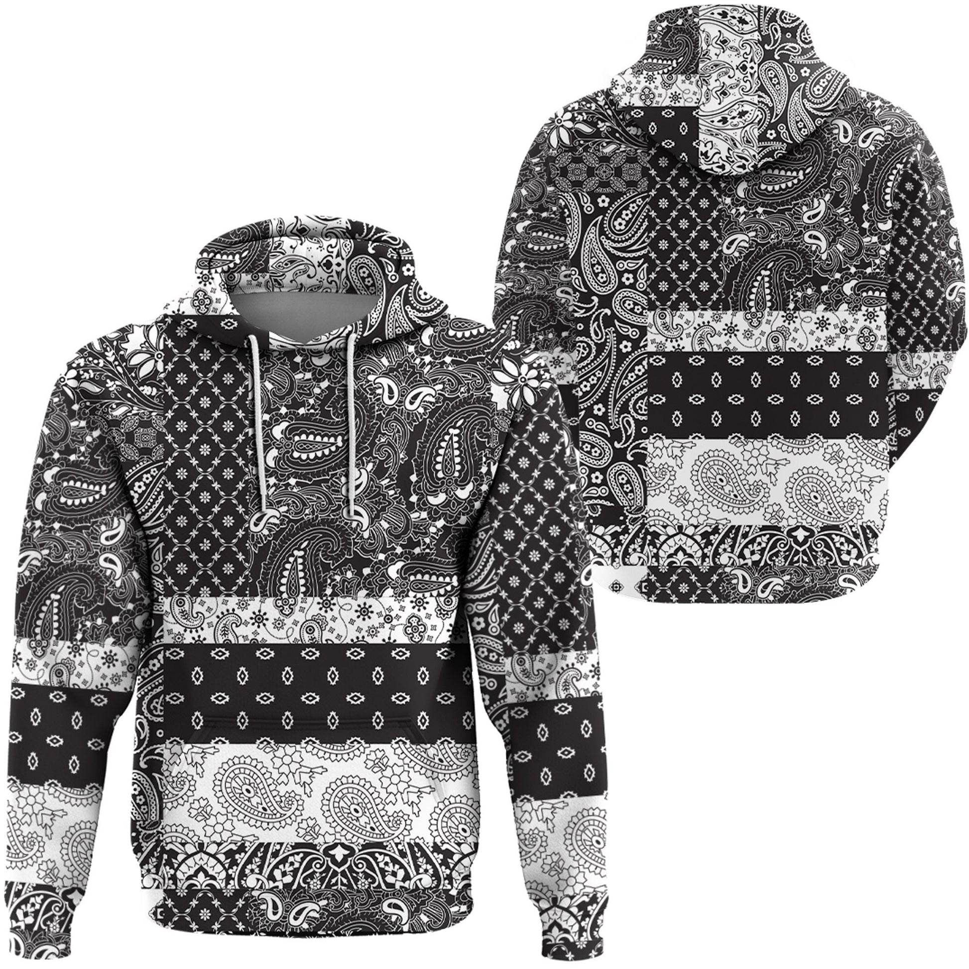 Paisley Bandana Hoodie Pattern Seamless Ver.104 RLT13