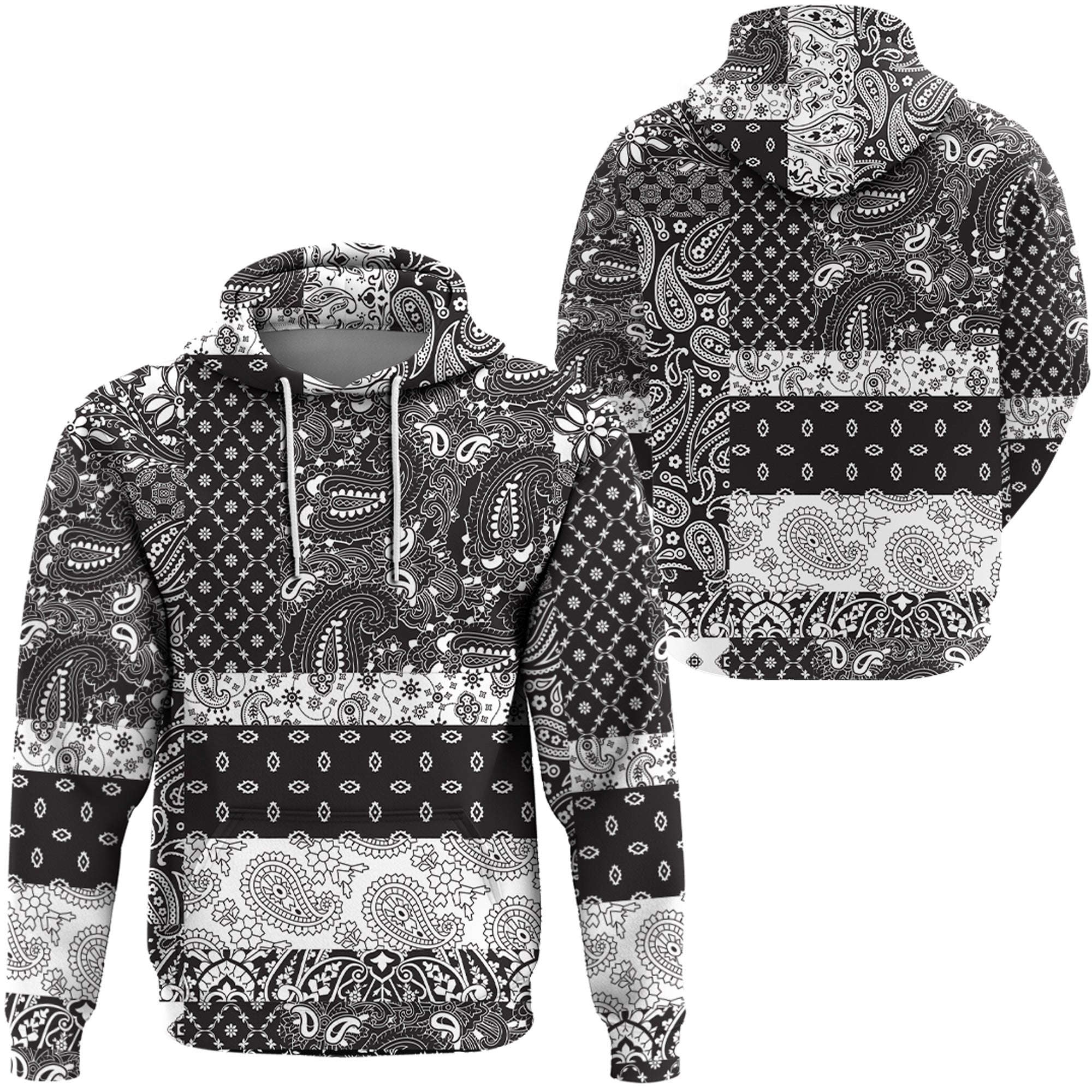 Paisley Bandana Hoodie Pattern Seamless Ver.104 RLT13