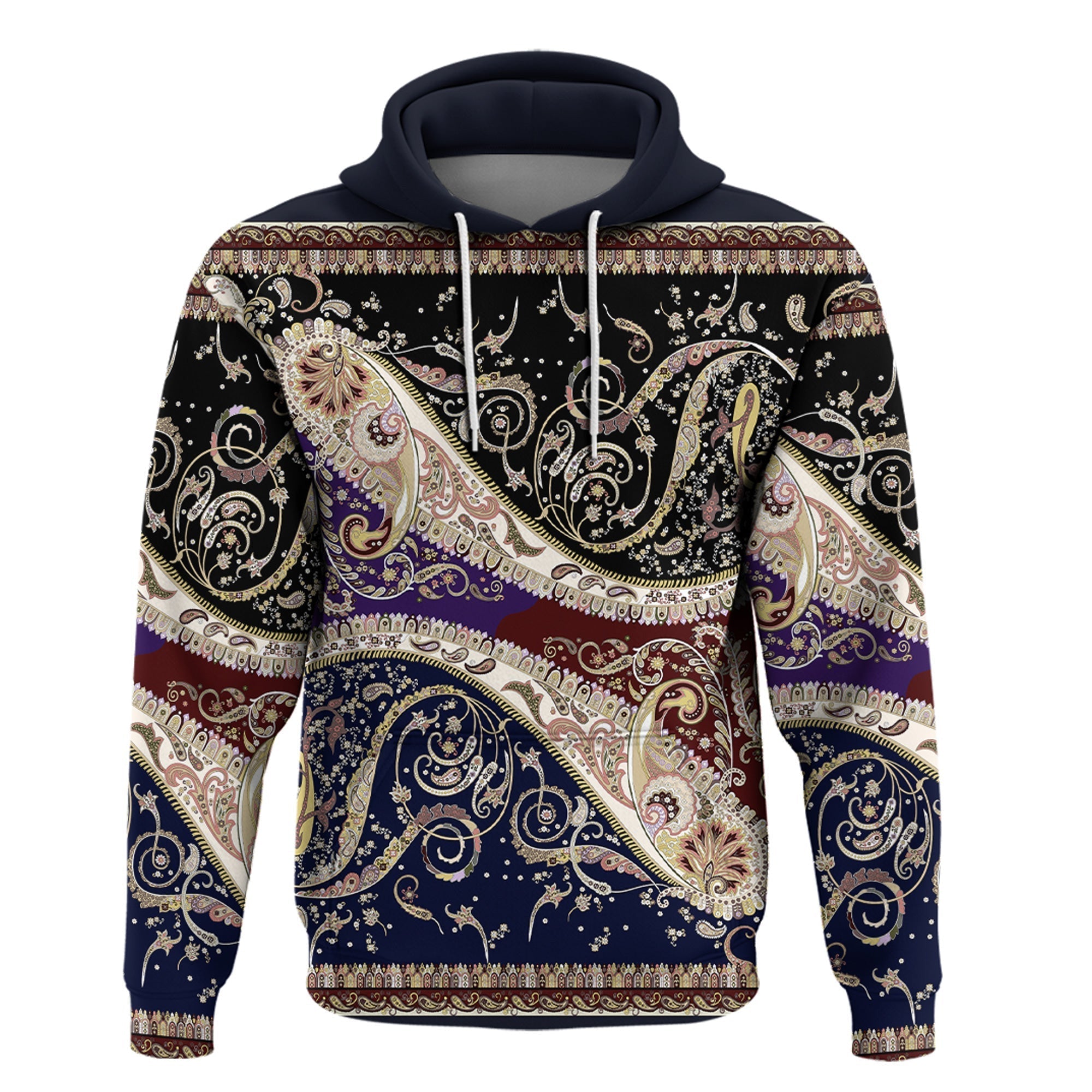 Paisley Bandana Hoodie Pattern Seamless Ver.113 RLT13