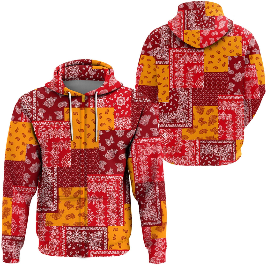 Paisley Bandana Hoodie Pattern Seamless Ver.110 RLT13