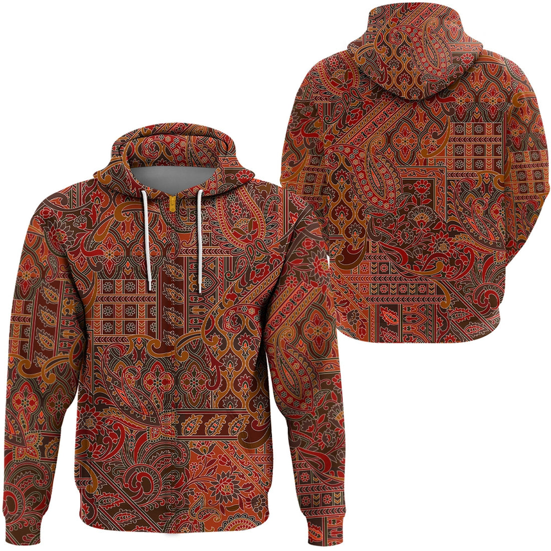 Paisley Bandana Hoodie Pattern Seamless Ver.84 RLT13