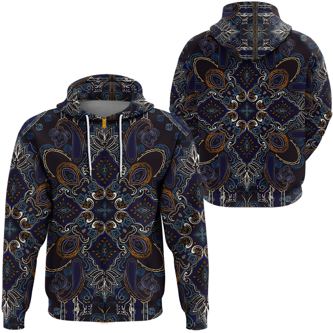 Paisley Bandana Hoodie Pattern Seamless Ver.93 RLT13