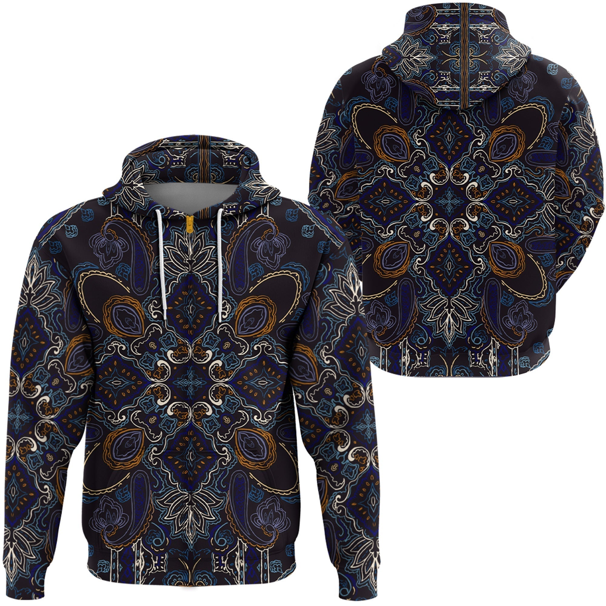 Paisley Bandana Hoodie Pattern Seamless Ver.93 RLT13