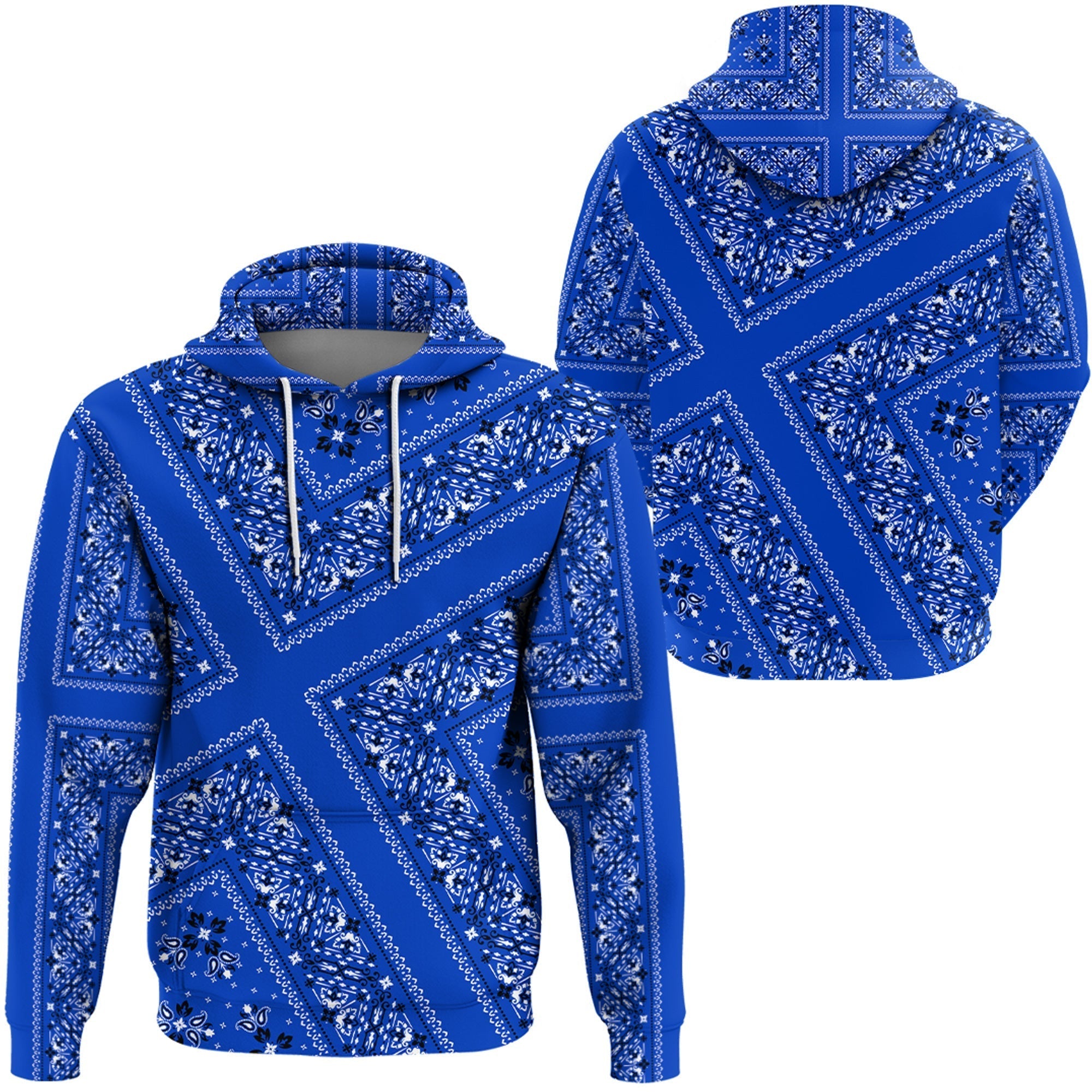 Paisley Bandana Hoodie Pattern Seamless Ver.79 RLT13