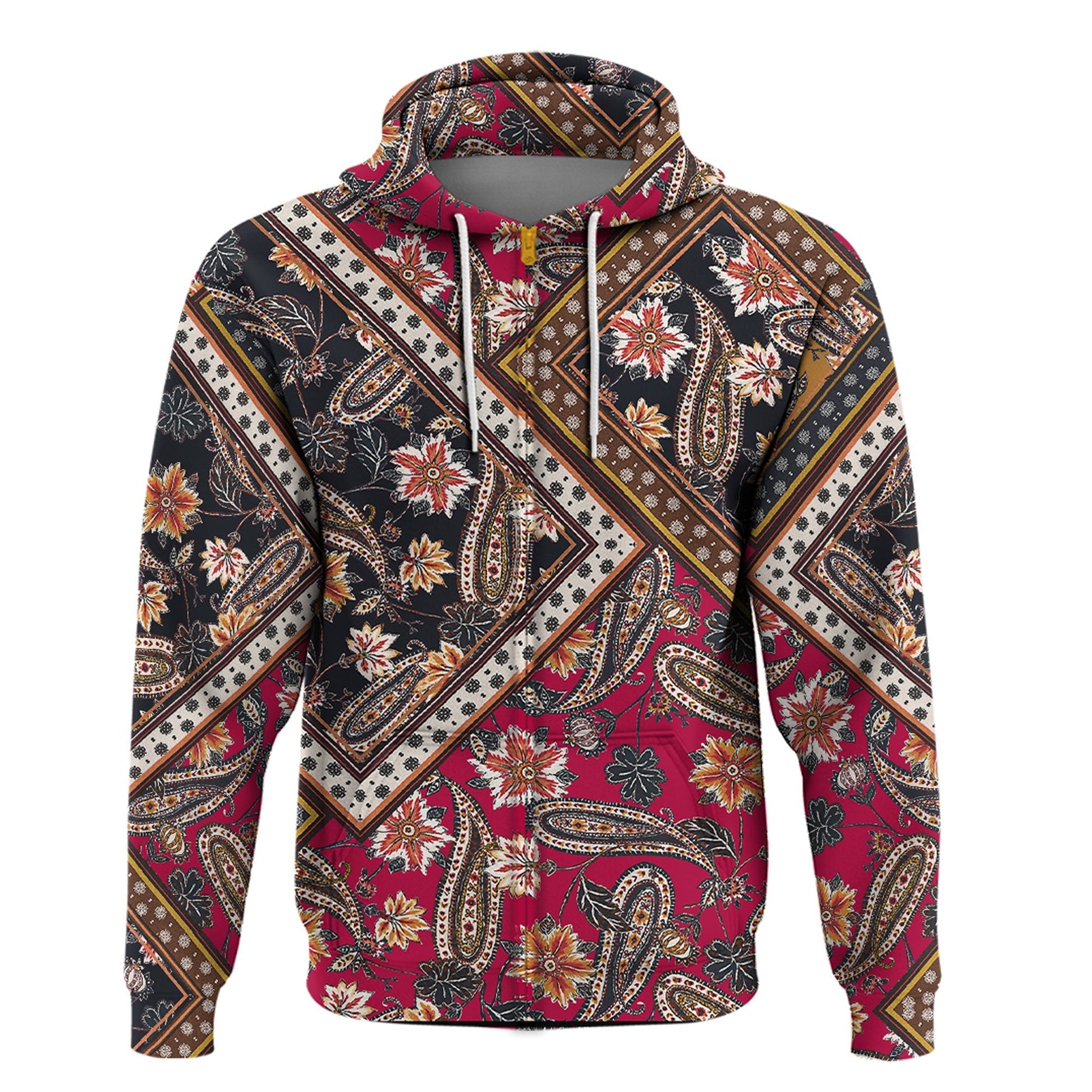 Paisley Bandana Hoodie Pattern Seamless Ver.85 RLT13
