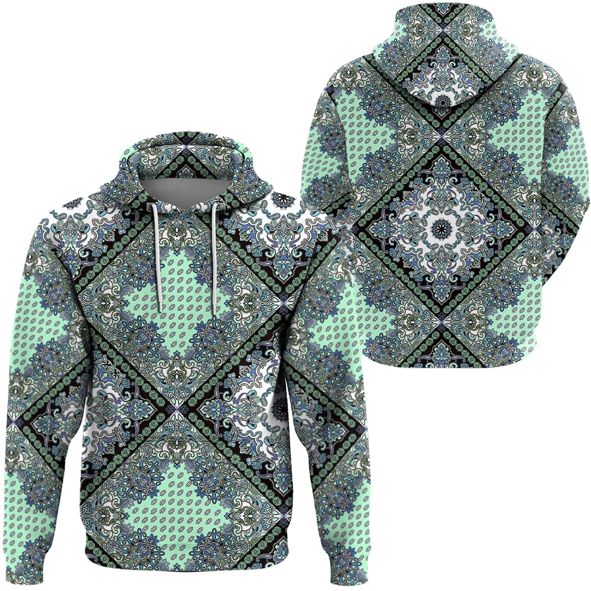 Paisley Bandana Hoodie Pattern Seamless Ver.96 RLT13