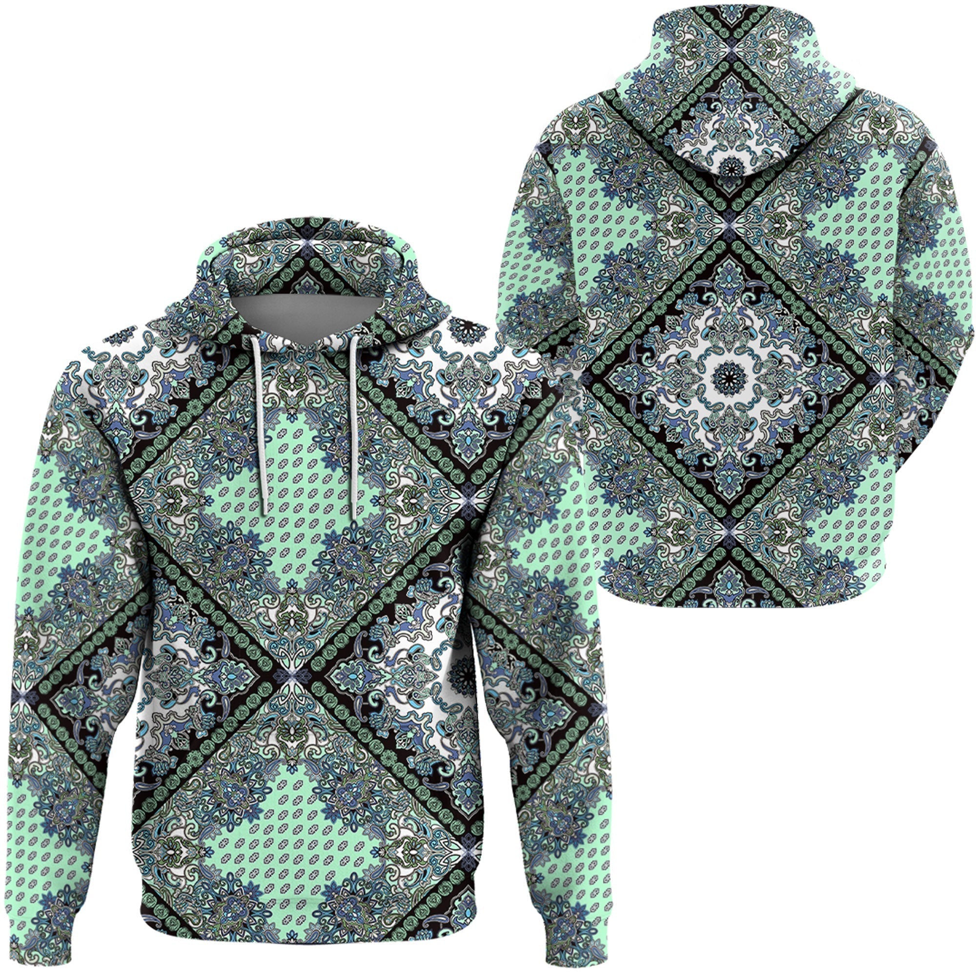Paisley Bandana Hoodie Pattern Seamless Ver.96 RLT13