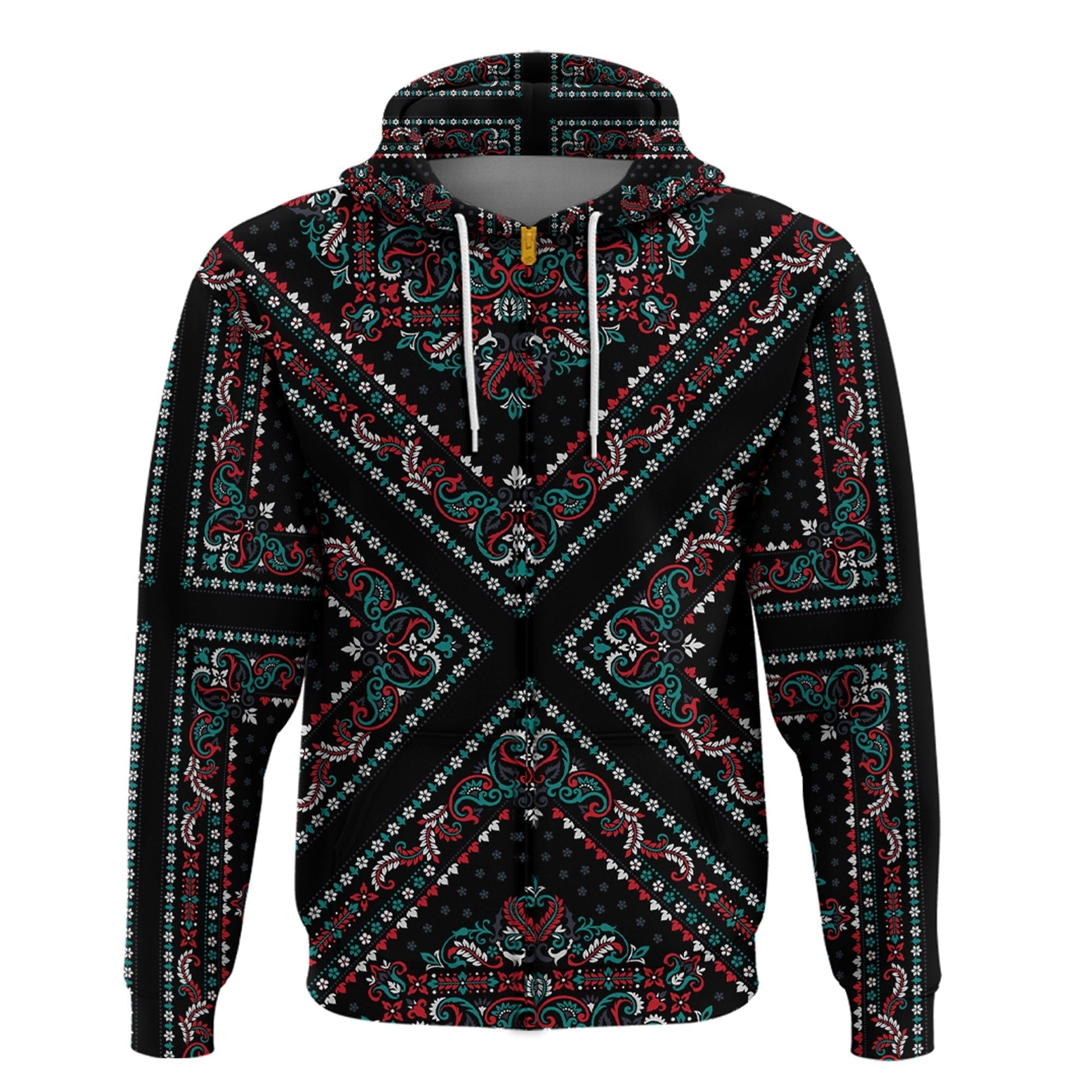 Paisley Bandana Hoodie Pattern Seamless Ver.86 RLT13