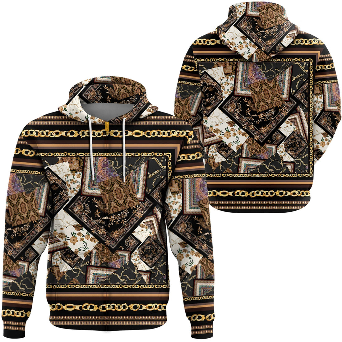 Paisley Bandana Hoodie Pattern Seamless Ver.88 RLT13