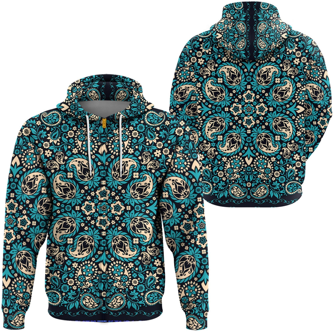 Paisley Bandana Hoodie Pattern Seamless Ver.83 RLT13