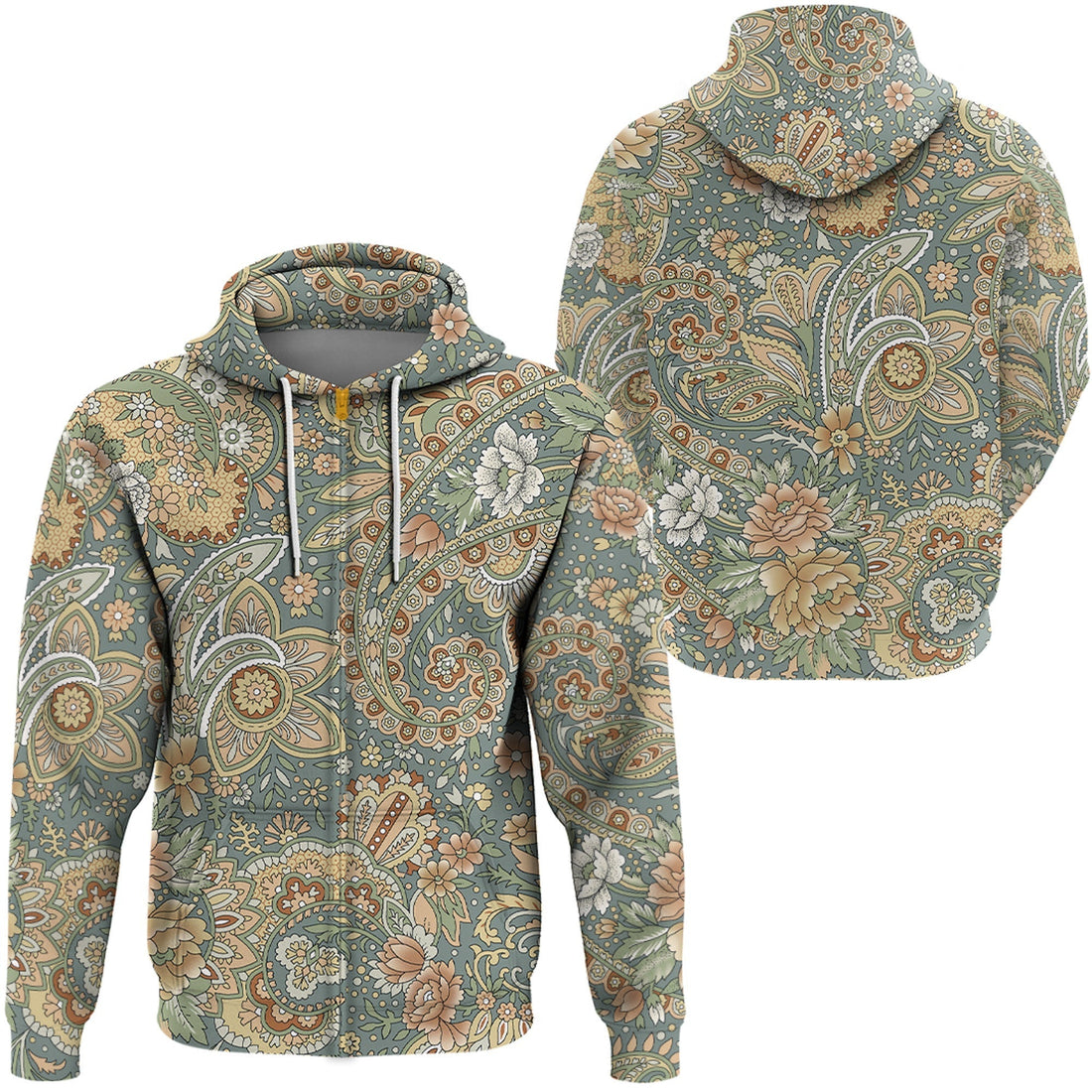 Paisley Bandana Hoodie Pattern Seamless Ver.120 RLT13