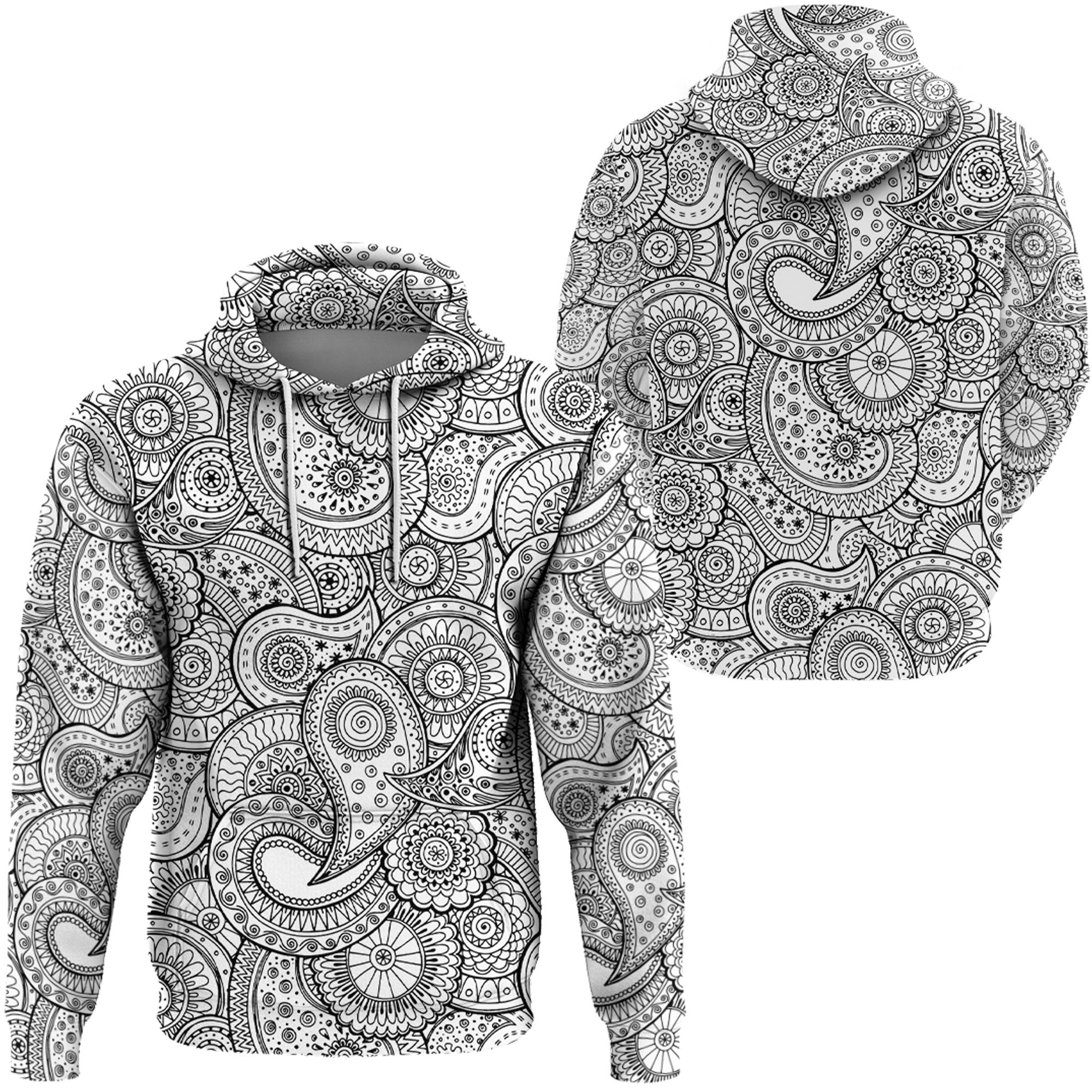 Paisley Bandana Hoodie Pattern Seamless Ver.91 RLT13