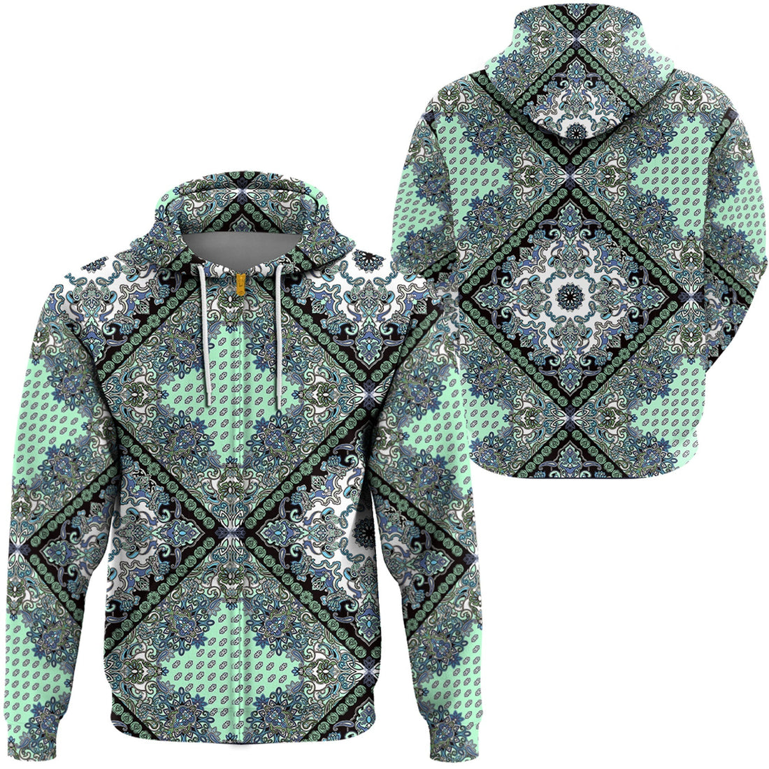 Paisley Bandana Hoodie Pattern Seamless Ver.96 RLT13