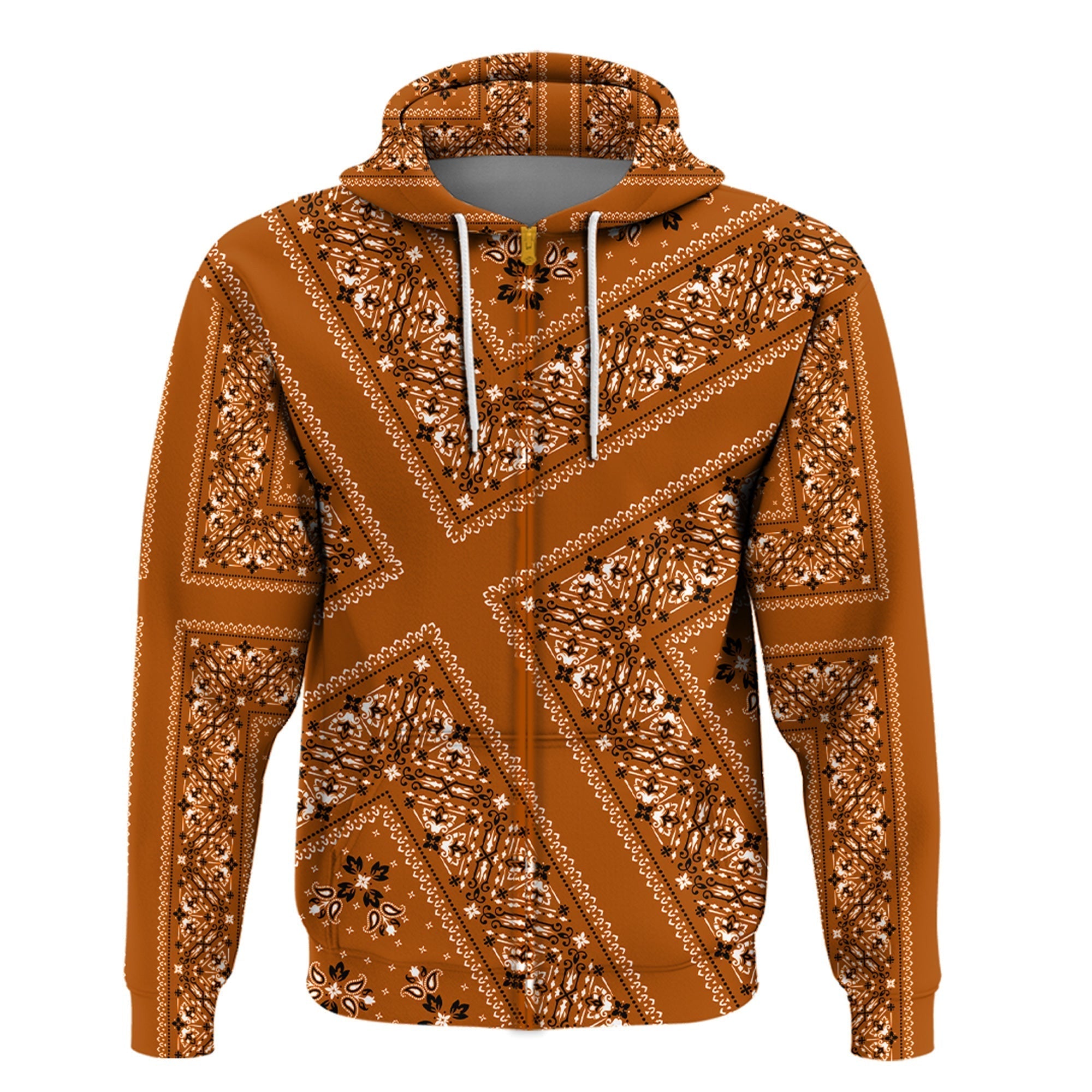 Paisley Bandana Hoodie Pattern Seamless Ver.78 RLT13