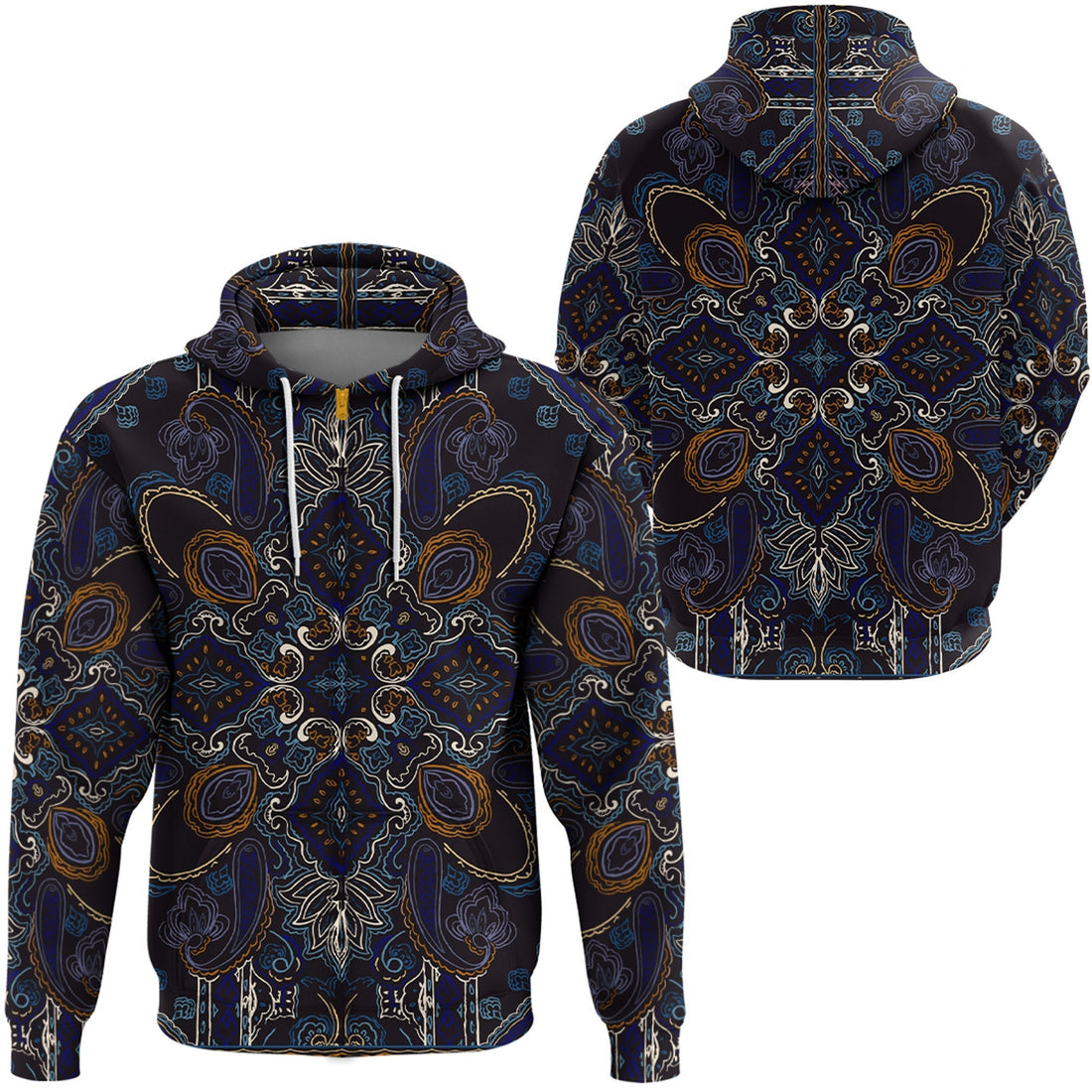 Paisley Bandana Hoodie Pattern Seamless Ver.92 RLT13
