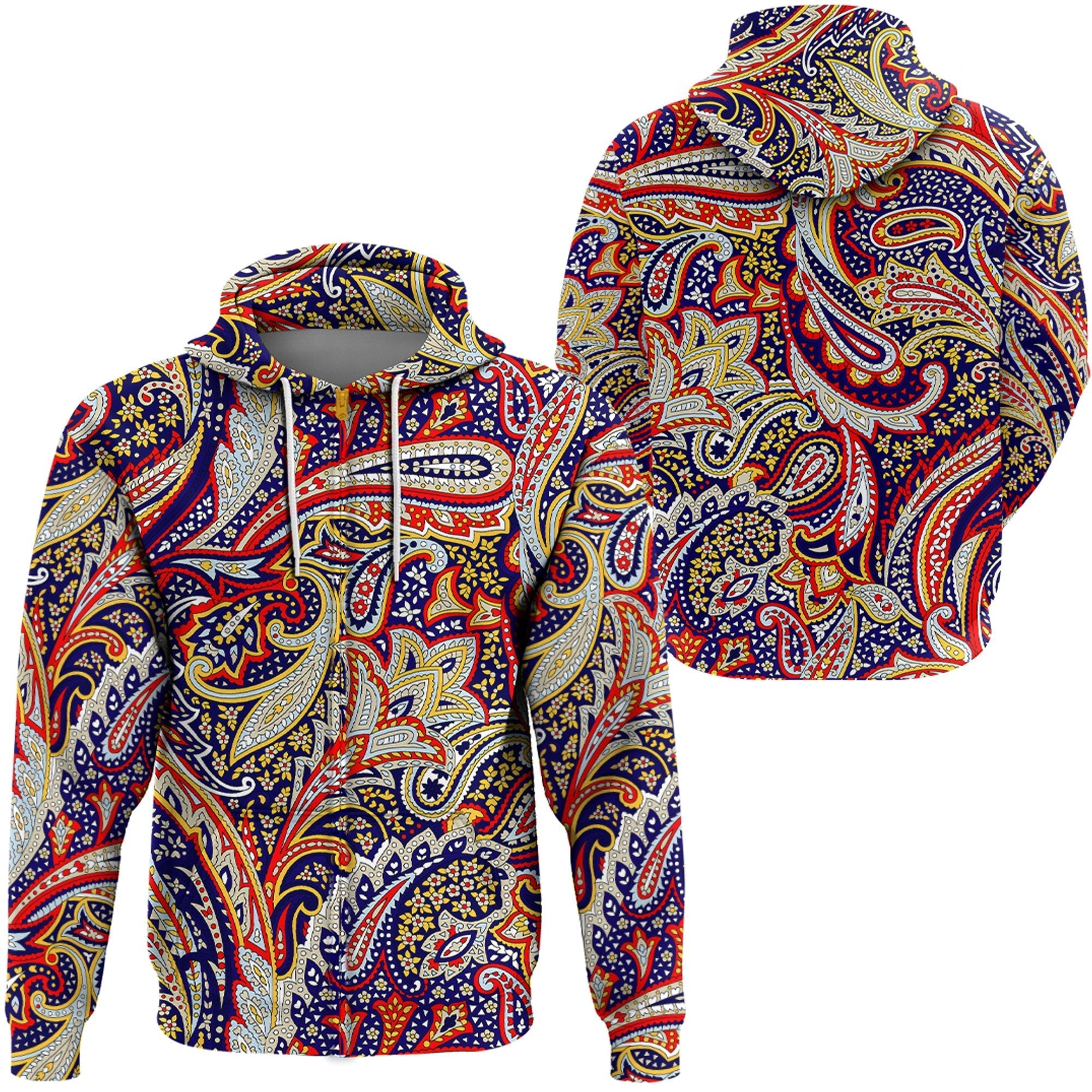 Paisley Bandana Hoodie Pattern Seamless Ver.98 RLT13