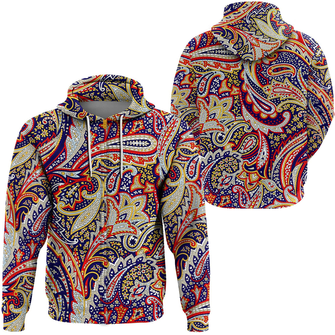 Paisley Bandana Hoodie Pattern Seamless Ver.98 RLT13