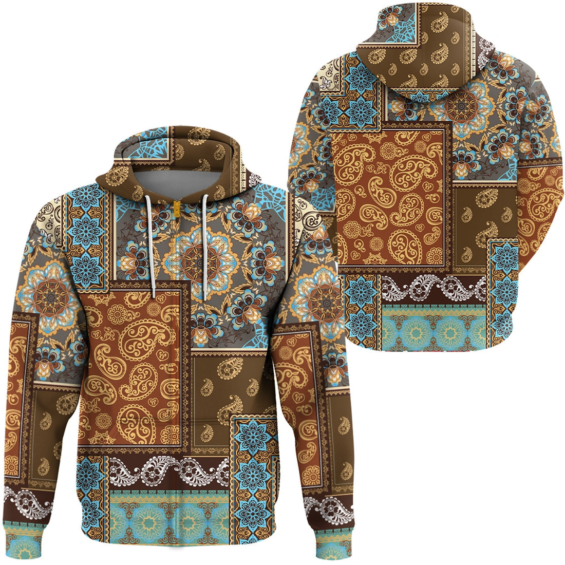 Paisley Bandana Hoodie Pattern Seamless Ver.95 RLT13
