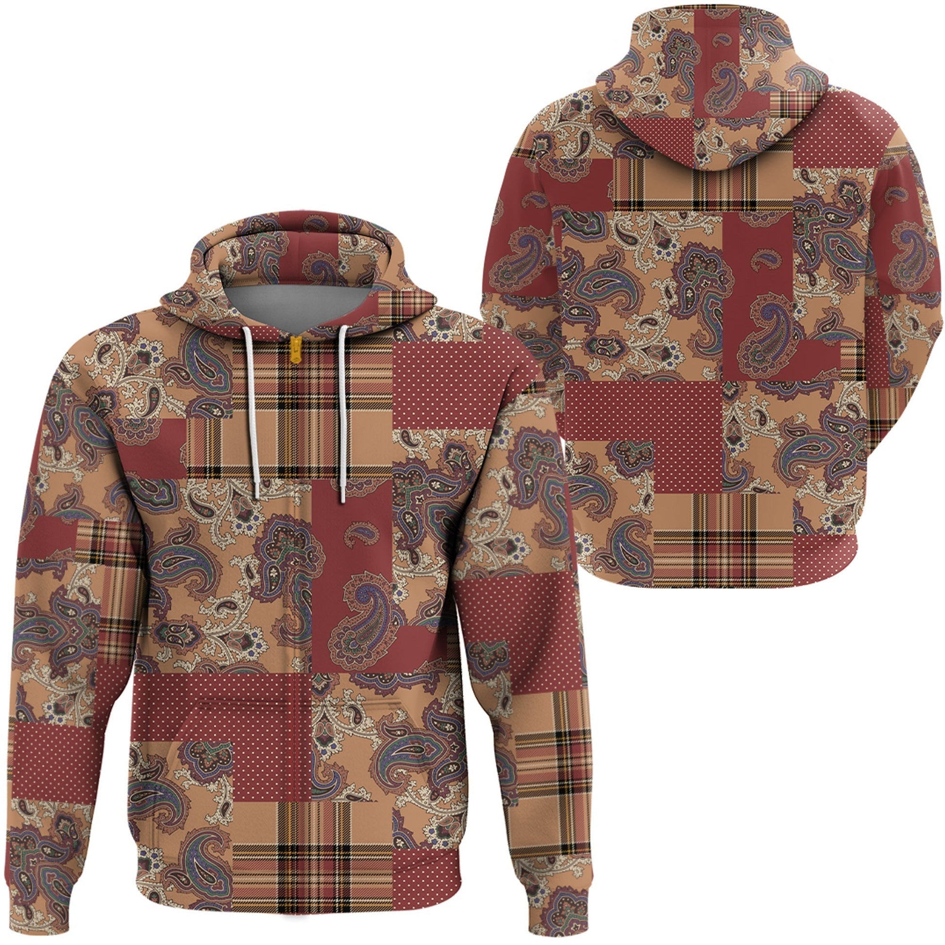 Paisley Bandana Hoodie Pattern Seamless Ver.114 RLT13