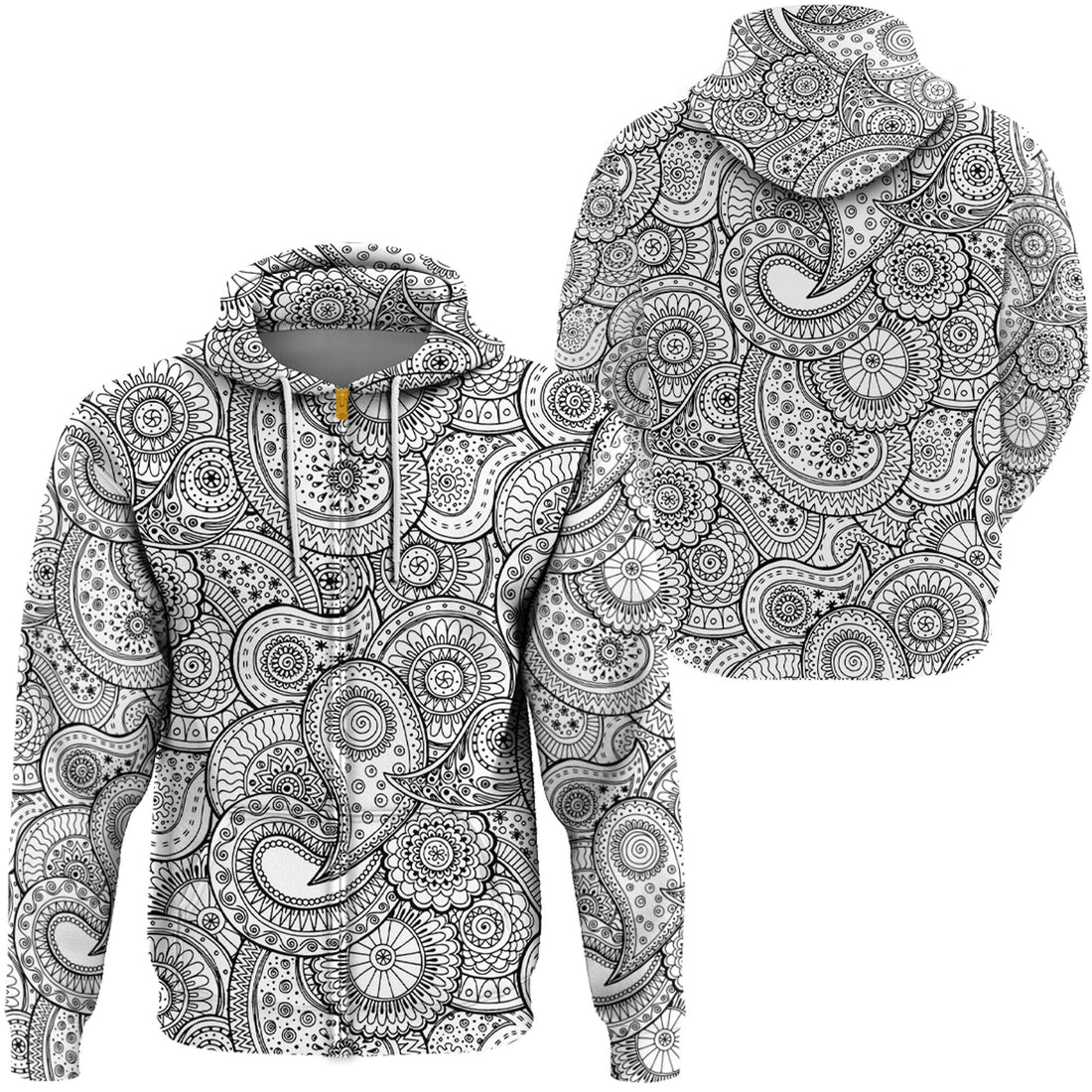 Paisley Bandana Hoodie Pattern Seamless Ver.91 RLT13