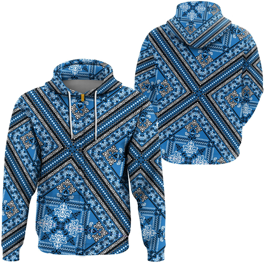 Paisley Bandana Hoodie Pattern Seamless Ver.74 RLT13