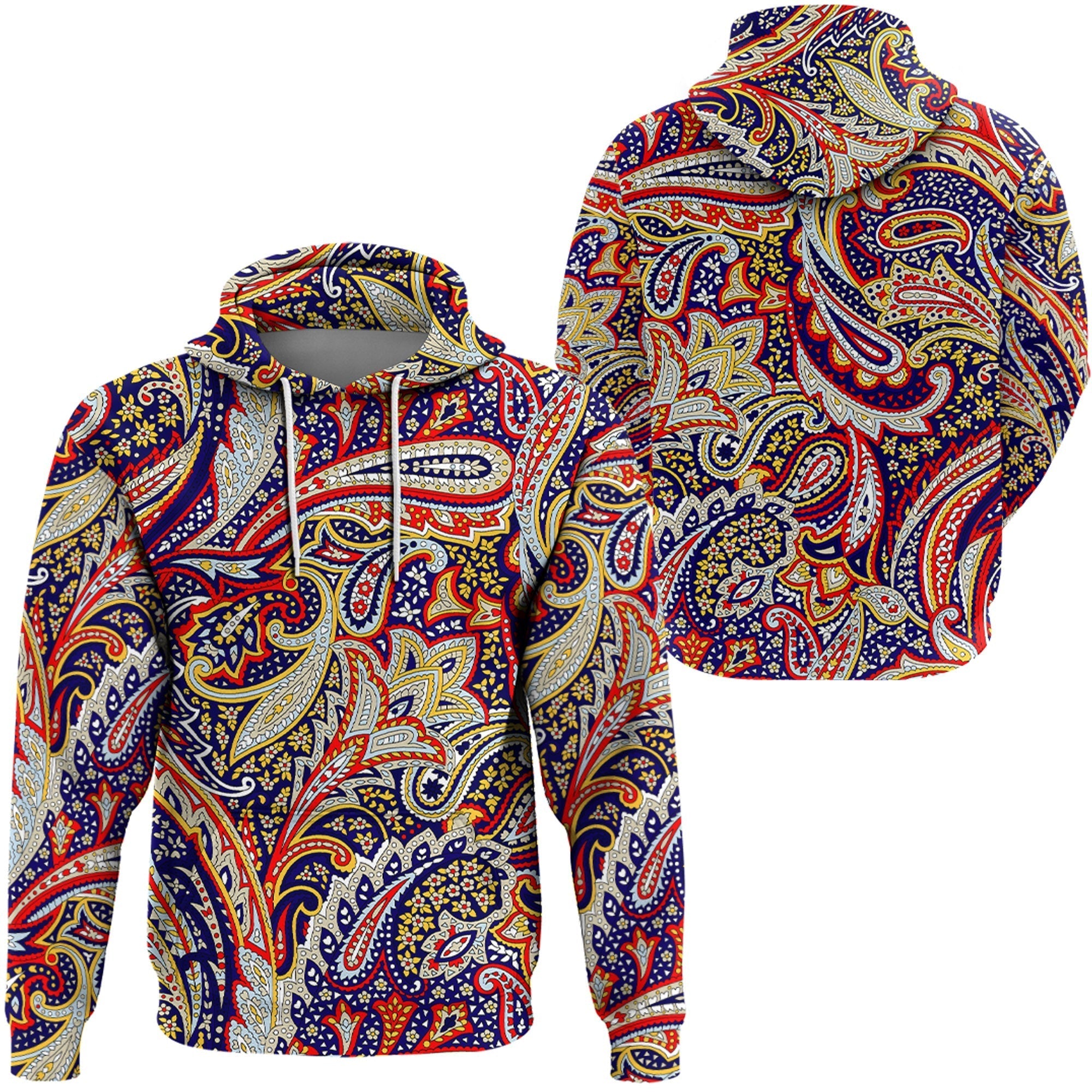 Paisley Bandana Hoodie Pattern Seamless Ver.98 RLT13