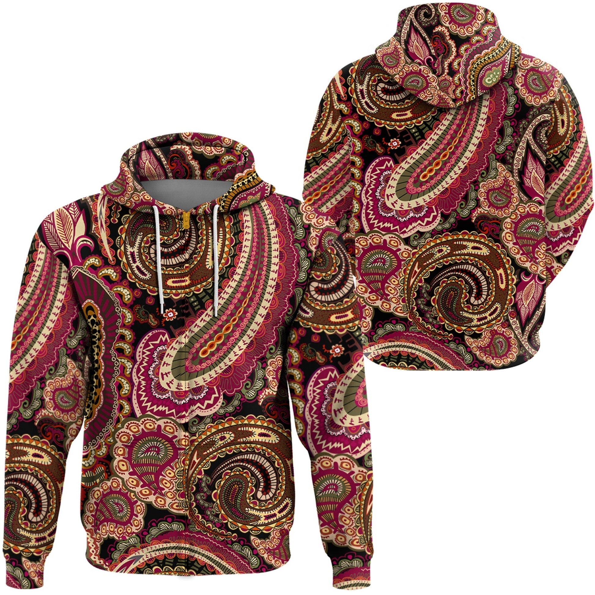 Paisley Bandana Hoodie Pattern Seamless Ver.112 RLT13