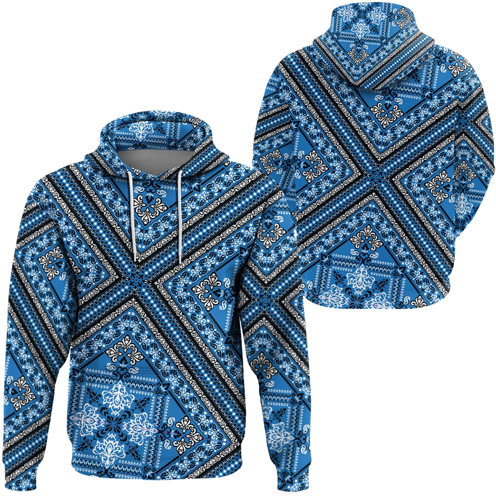 Paisley Bandana Hoodie Pattern Seamless Ver.74 RLT13
