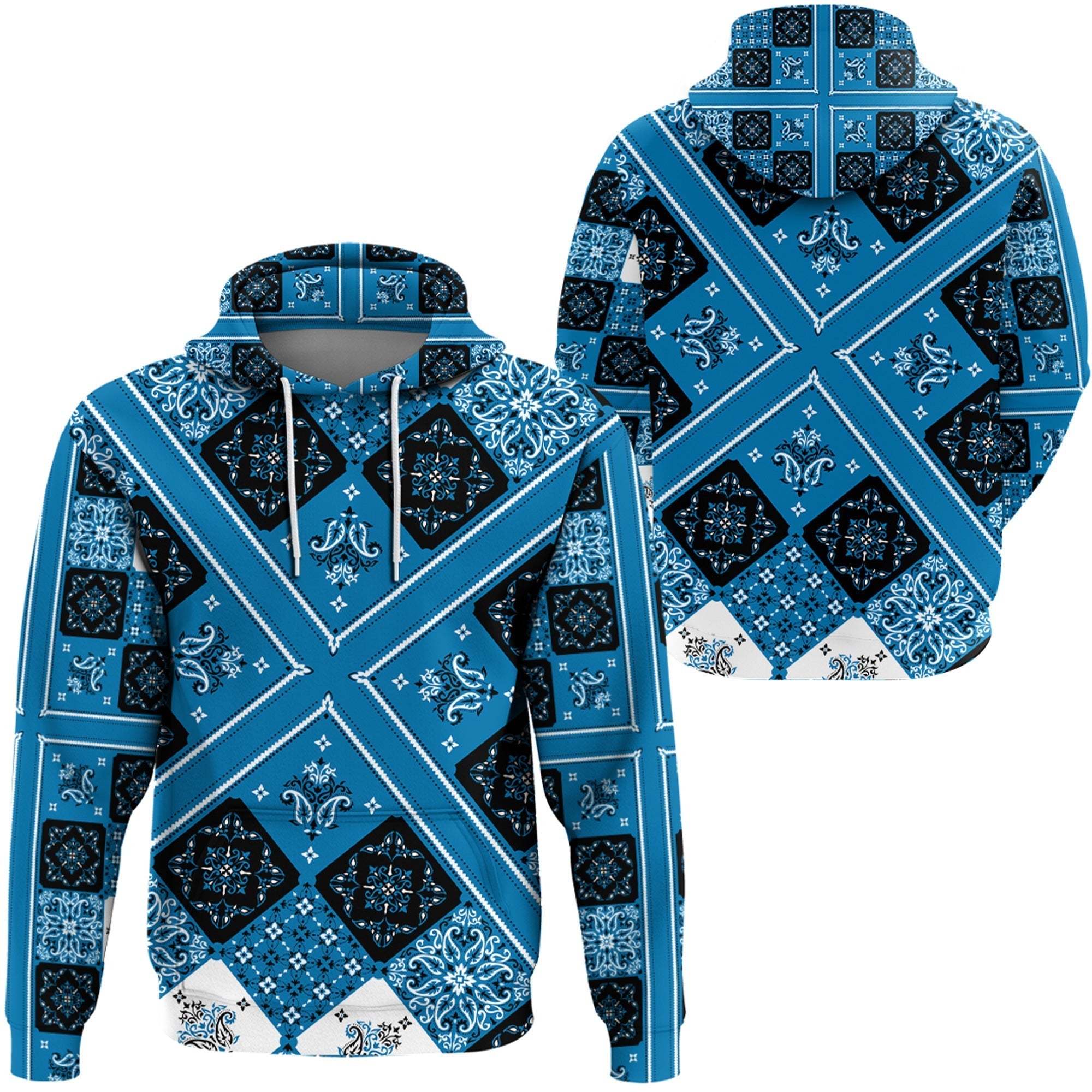 Paisley Bandana Hoodie Pattern Seamless Ver.73 RLT13