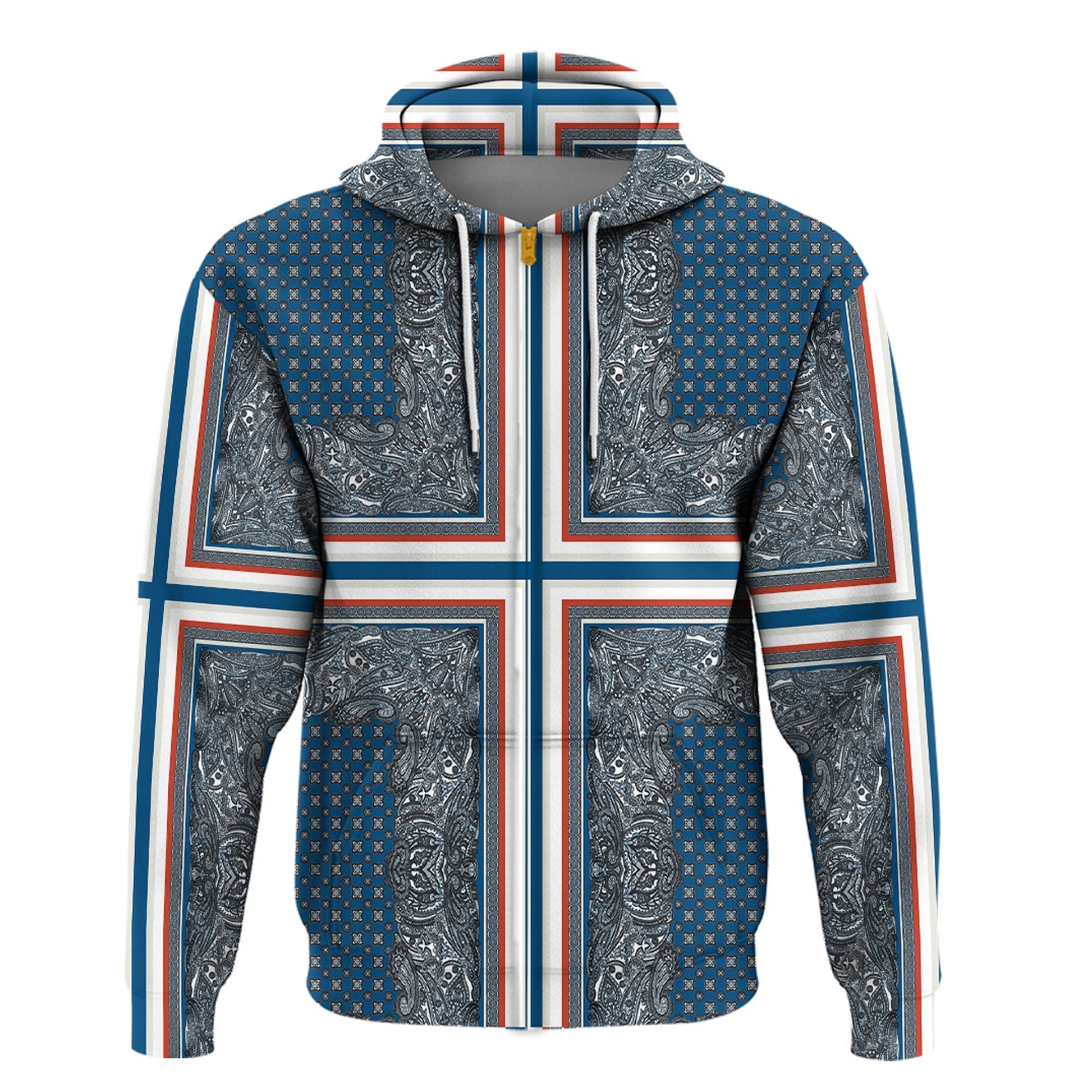 Paisley Bandana Hoodie Pattern Seamless Ver.80 RLT13