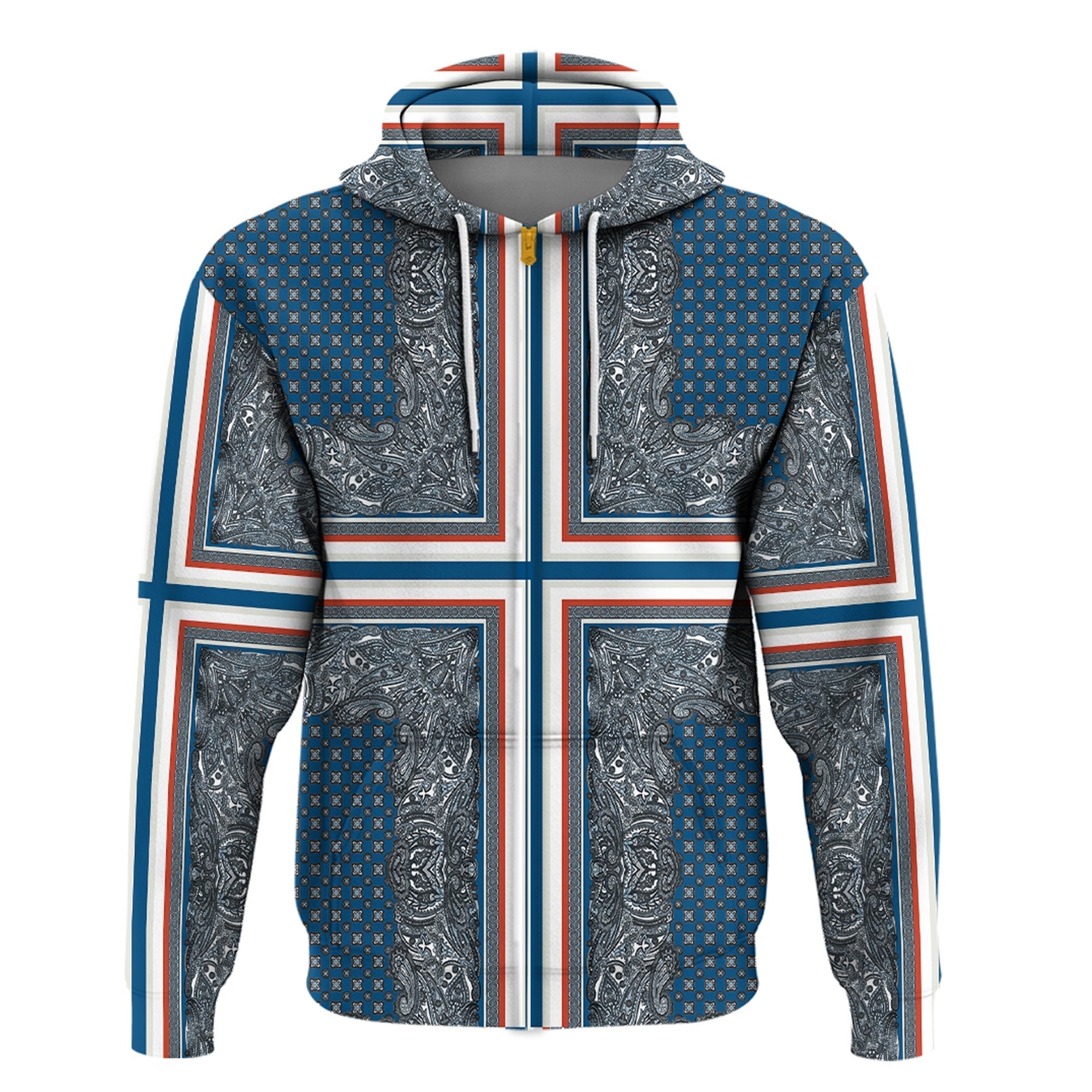 Paisley Bandana Hoodie Pattern Seamless Ver.80 RLT13