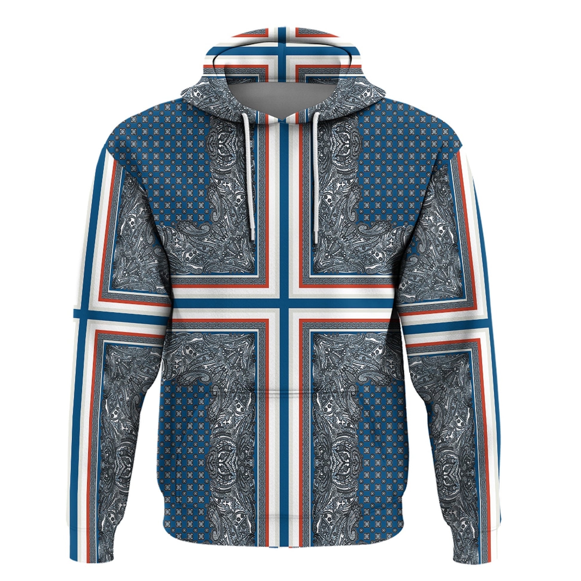 Paisley Bandana Hoodie Pattern Seamless Ver.80 RLT13