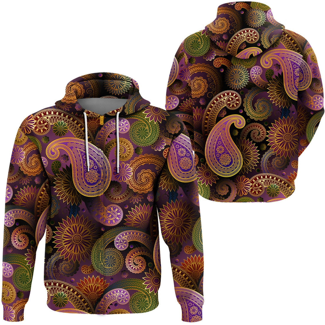 Paisley Bandana Hoodie Pattern Seamless Ver.48 RLT13