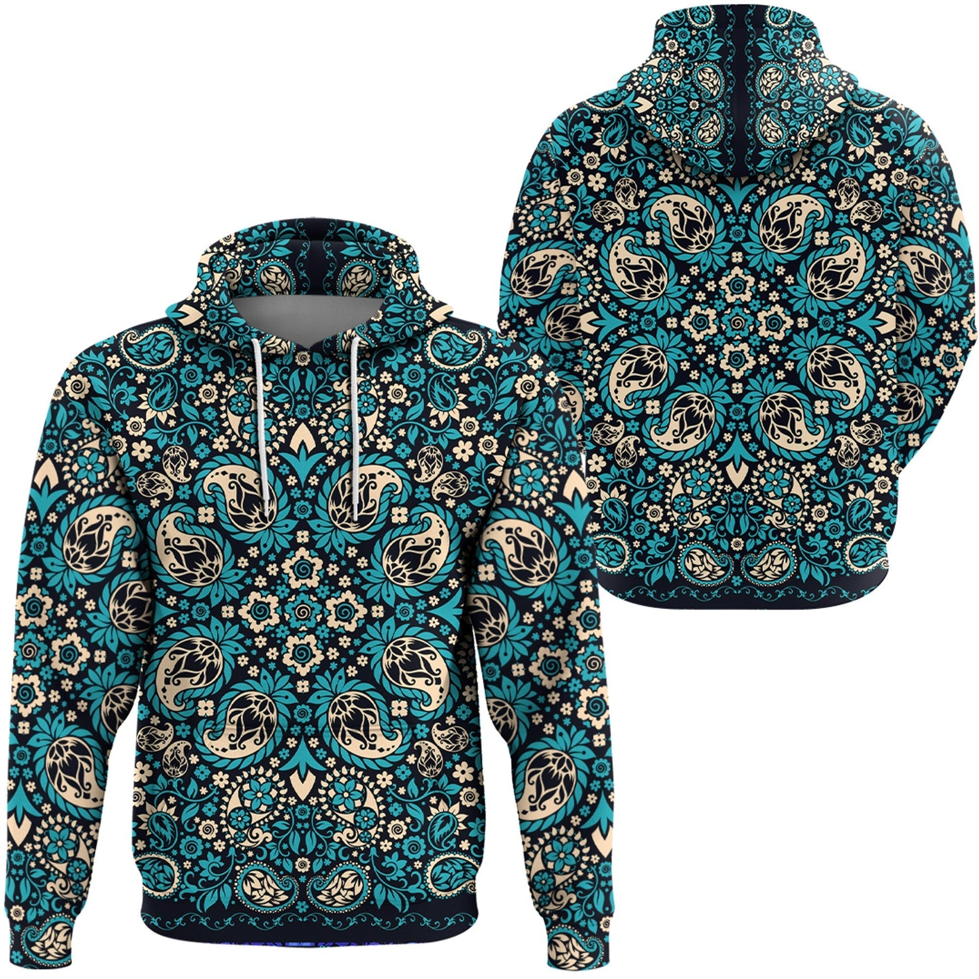 Paisley Bandana Hoodie Pattern Seamless Ver.83 RLT13