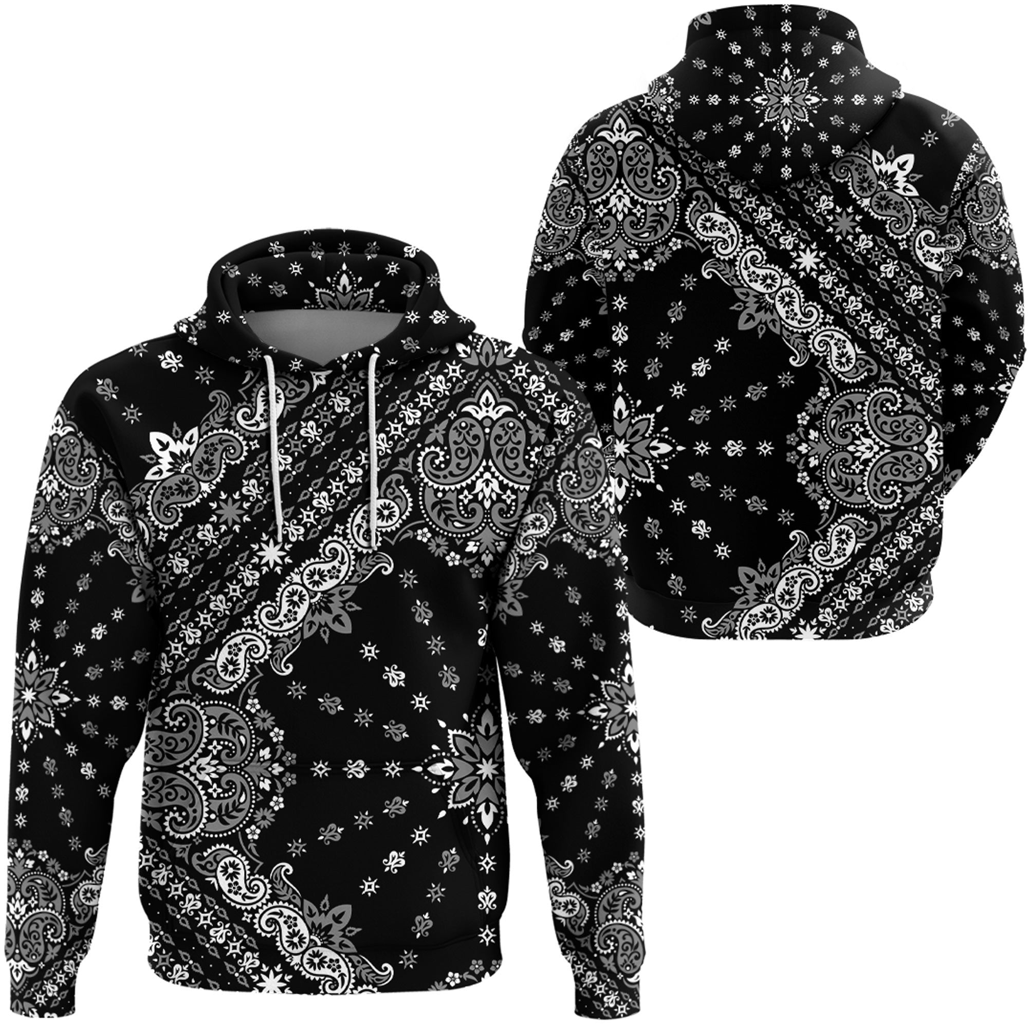 Paisley Bandana Hoodie Pattern Seamless Ver.52 RLT13