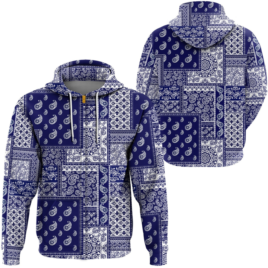 Paisley Bandana Hoodie Pattern Seamless Ver.77 RLT13