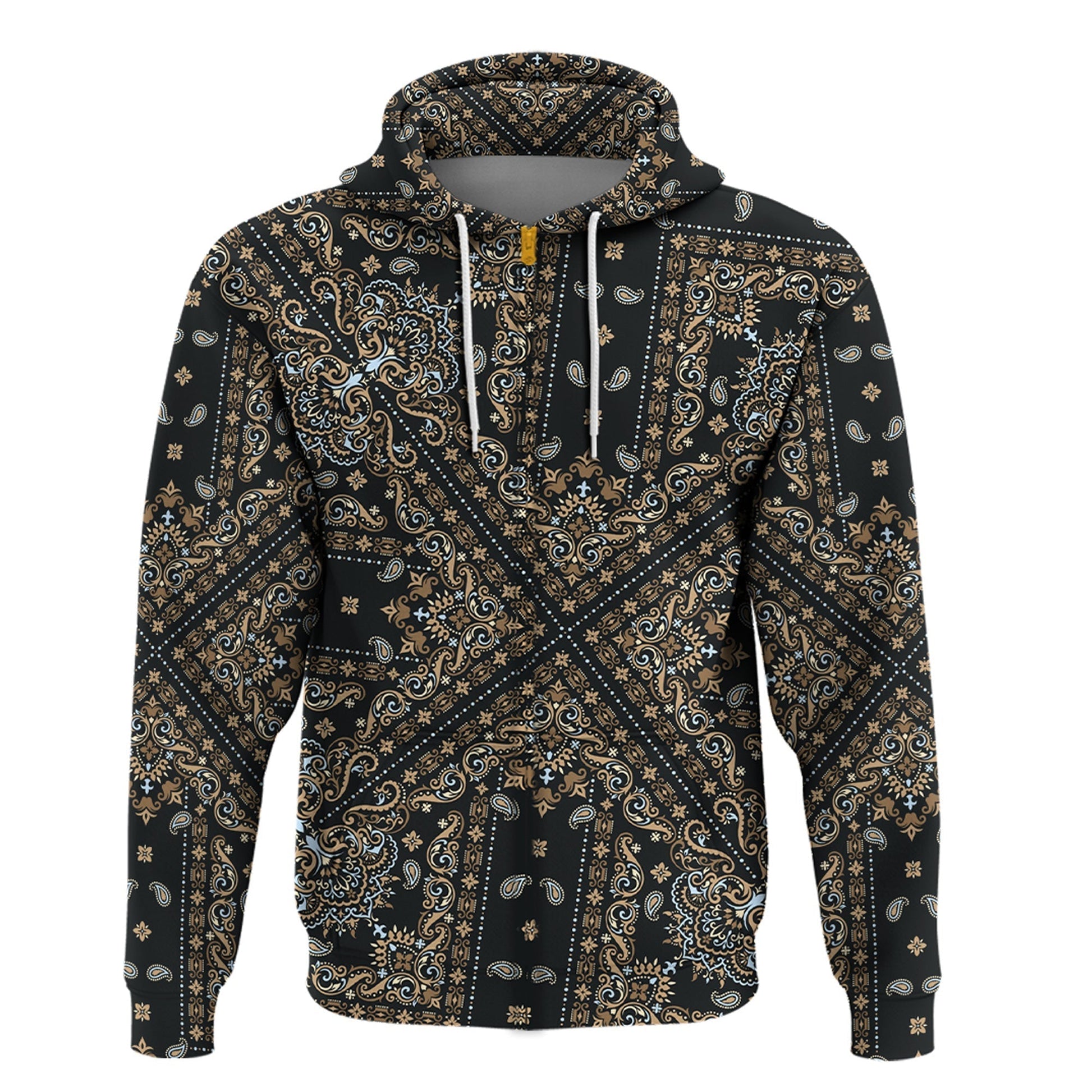 Paisley Bandana Hoodie Pattern Seamless Ver.46 RLT13