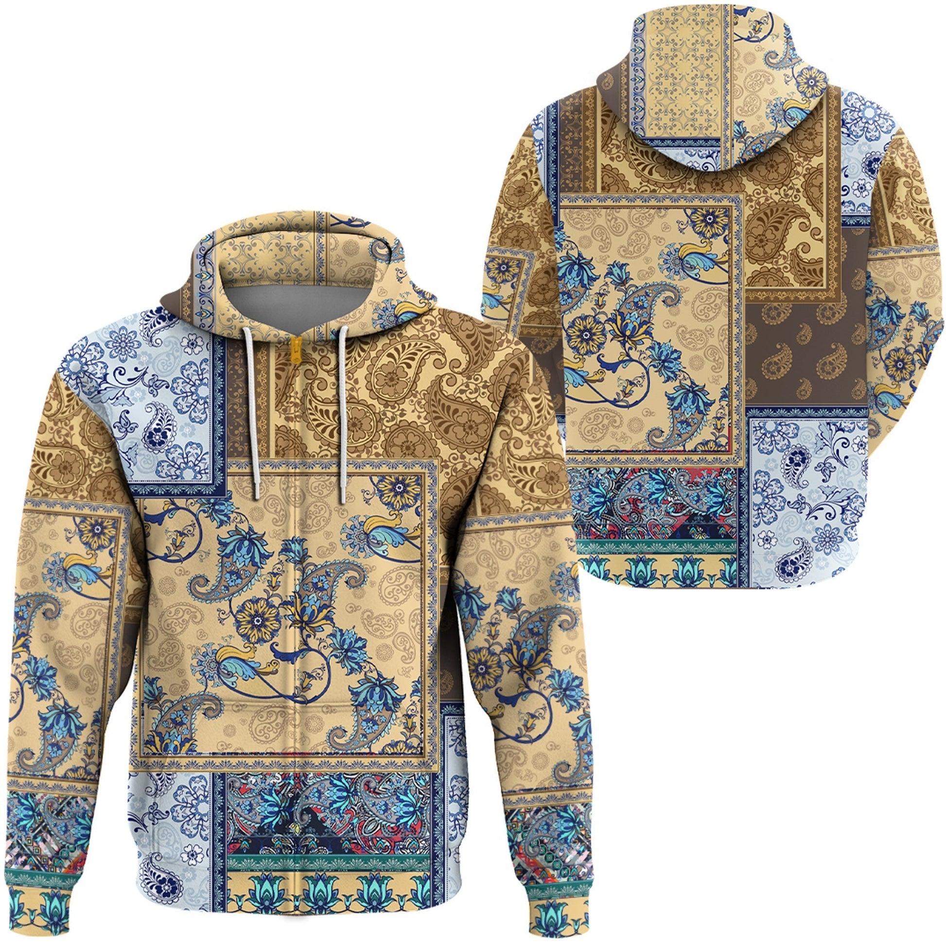 Paisley Bandana Hoodie Pattern Seamless Ver.51 RLT13