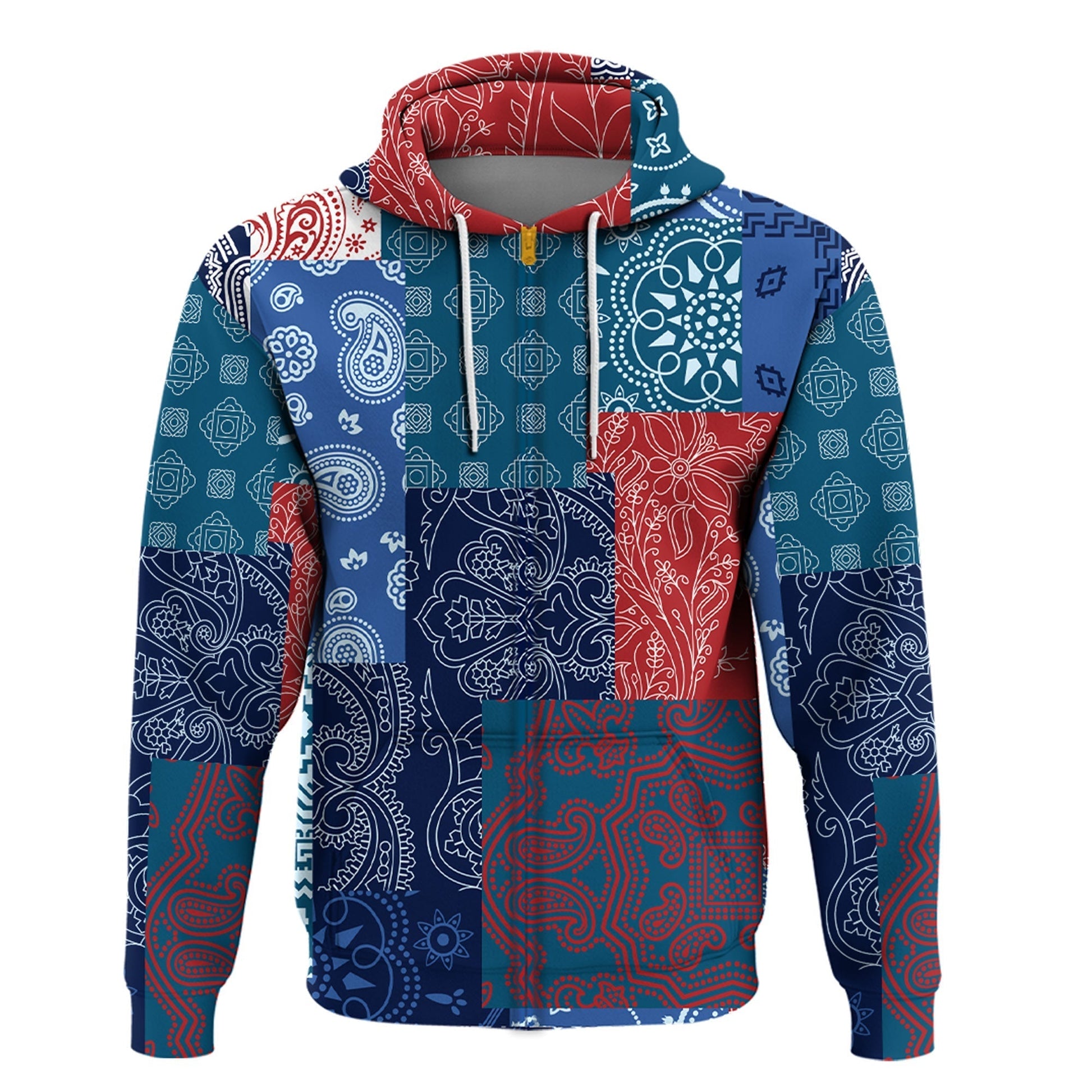 Paisley Bandana Hoodie Pattern Seamless Ver.63 RLT13