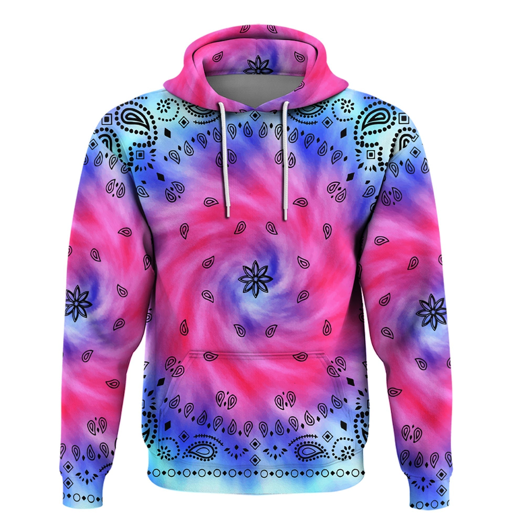Paisley Bandana Hoodie Pattern Seamless Ver.45 RLT13