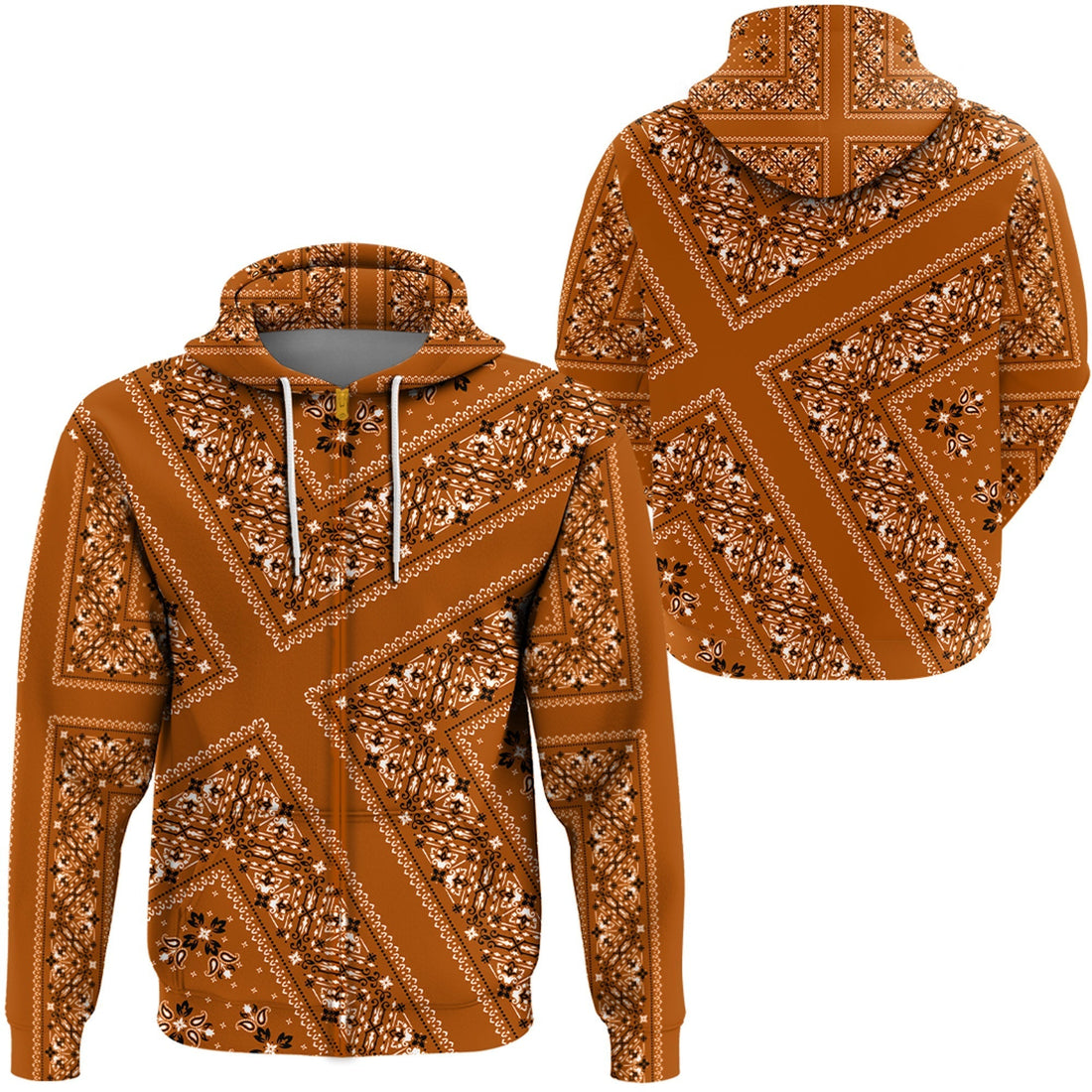 Paisley Bandana Hoodie Pattern Seamless Ver.78 RLT13