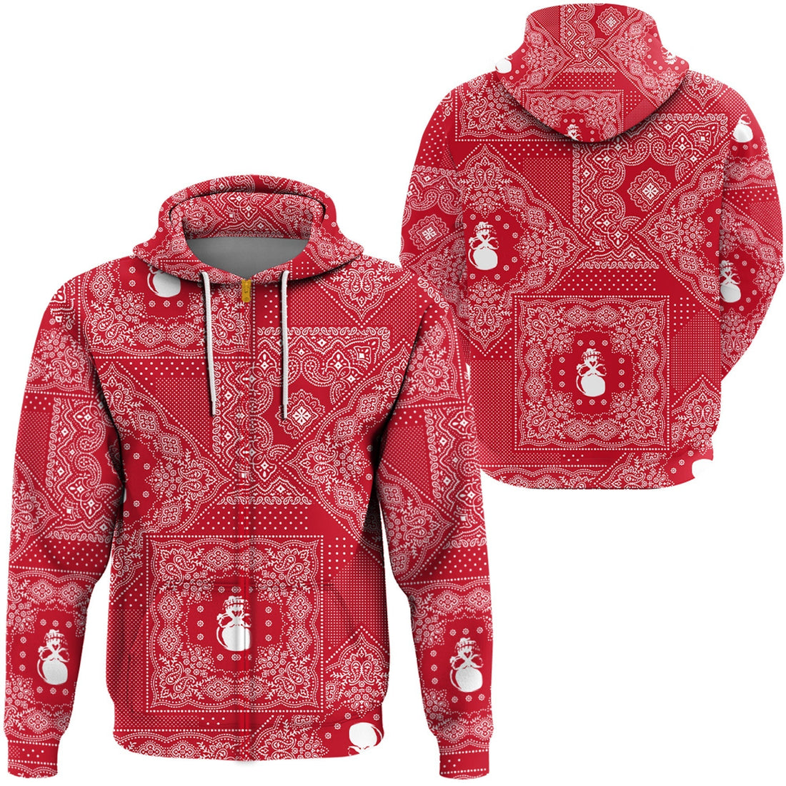 Paisley Bandana Hoodie Pattern Seamless Ver.75 RLT13