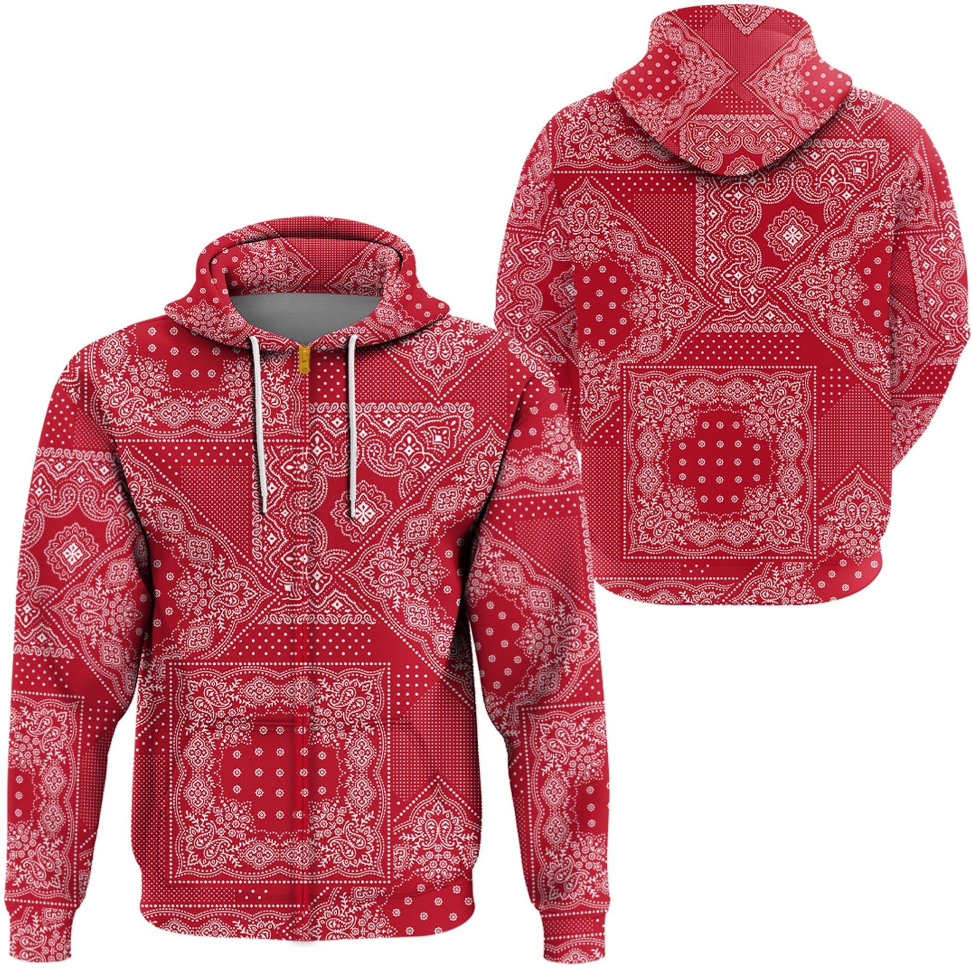 Paisley Bandana Hoodie Pattern Seamless Ver.64 RLT13