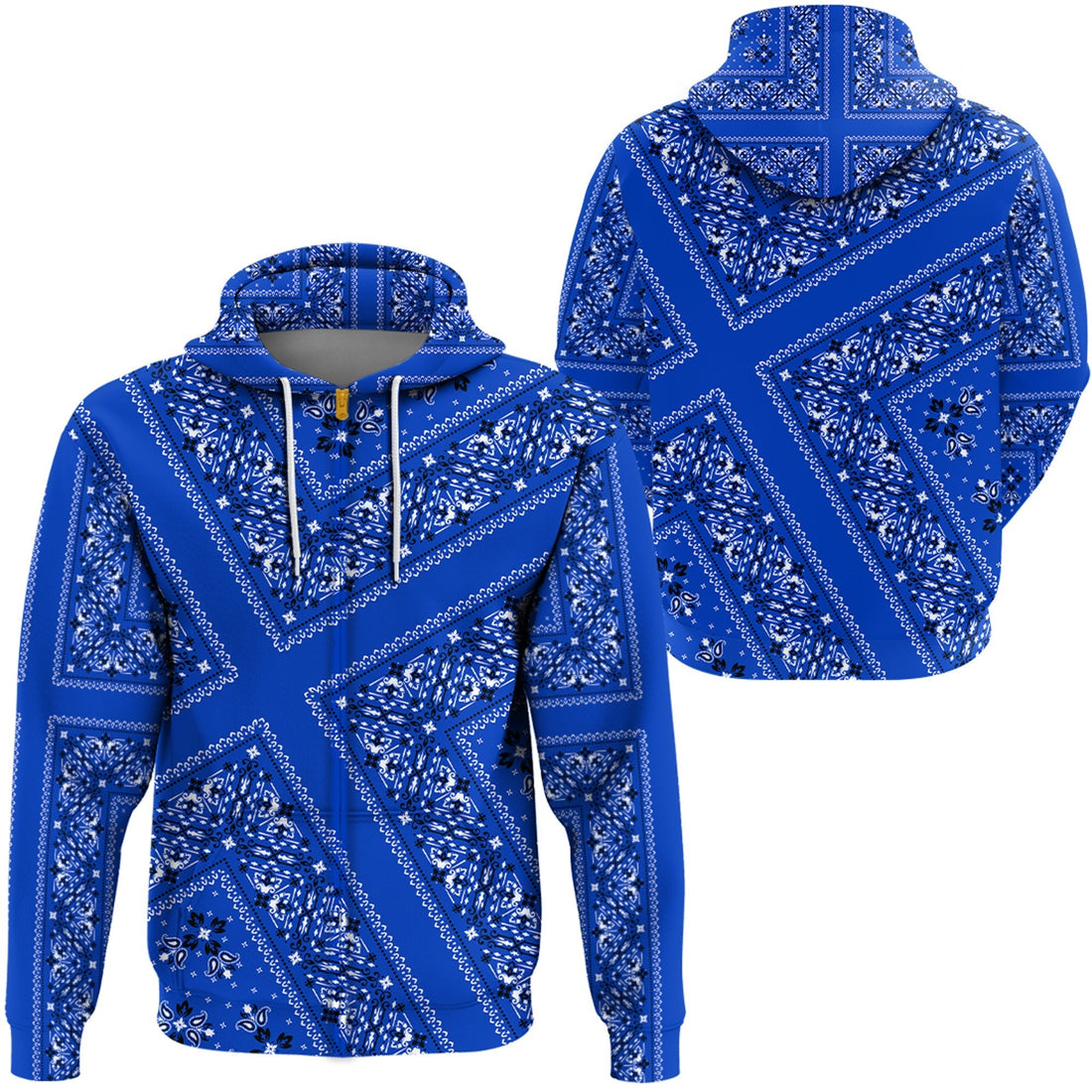 Paisley Bandana Hoodie Pattern Seamless Ver.79 RLT13