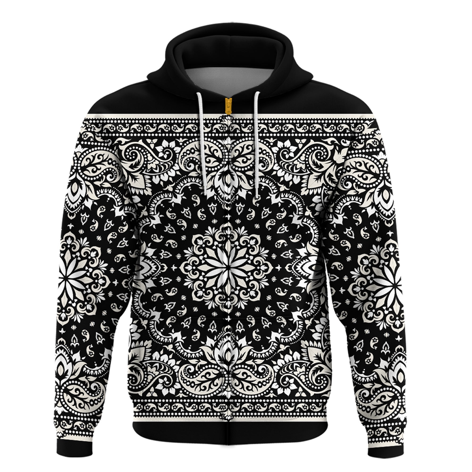 Paisley Bandana Hoodie Pattern Seamless Ver.62 RLT13