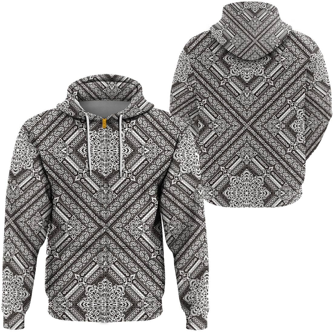 Paisley Bandana Hoodie Pattern Seamless Ver.68 RLT13