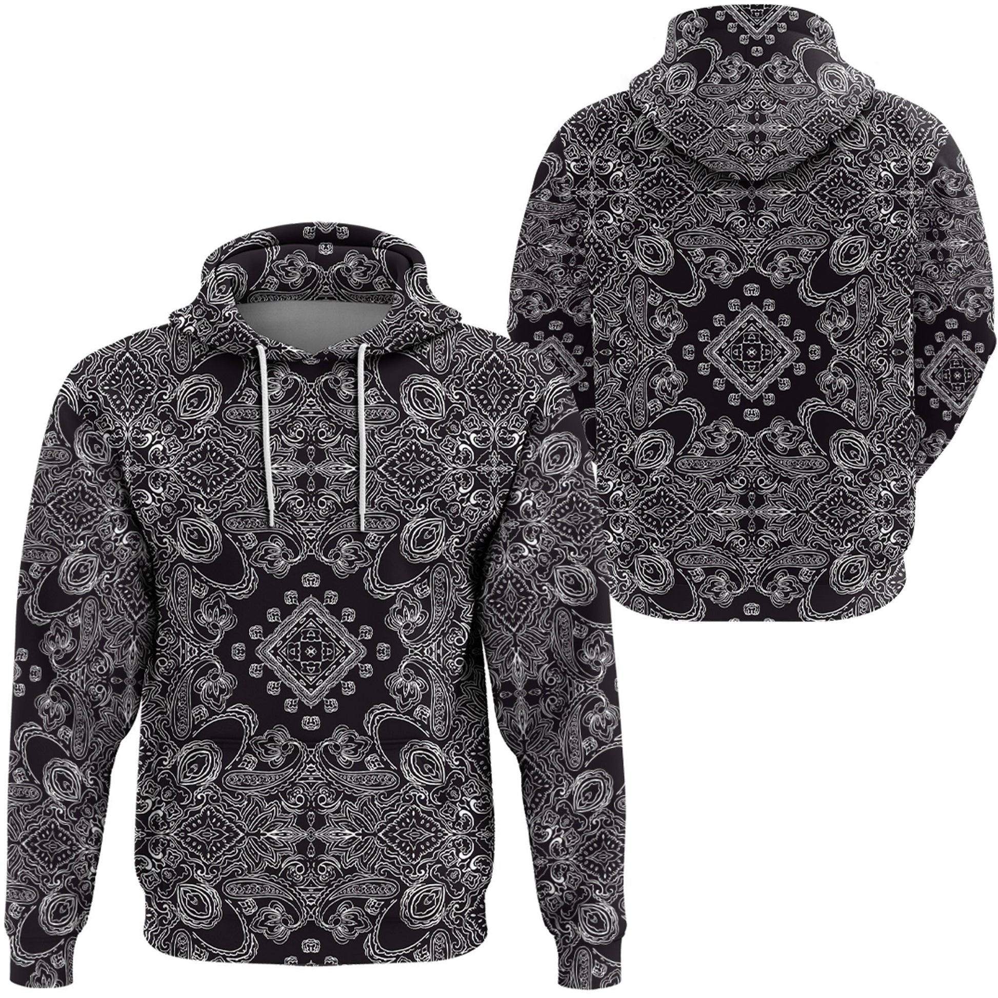 Paisley Bandana Hoodie Pattern Seamless Ver.70 RLT13